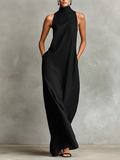 Catalina | Vestido largo minimalista sin mangas