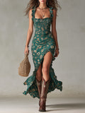 La Scintilla | Vestido Elegante con Escote Bohemio Giada