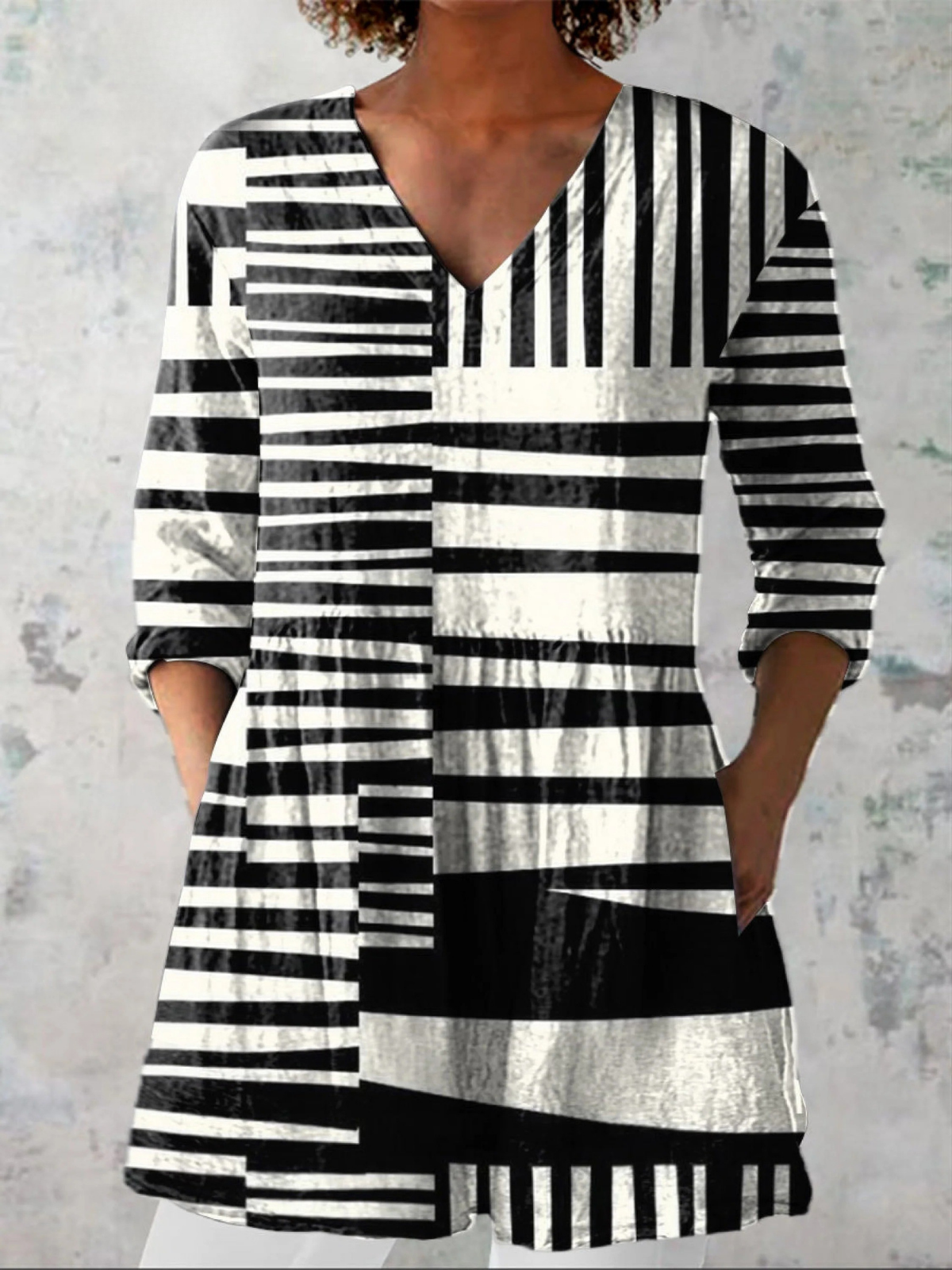 Quinn | Blusa Amplia con Diseño Vibrante