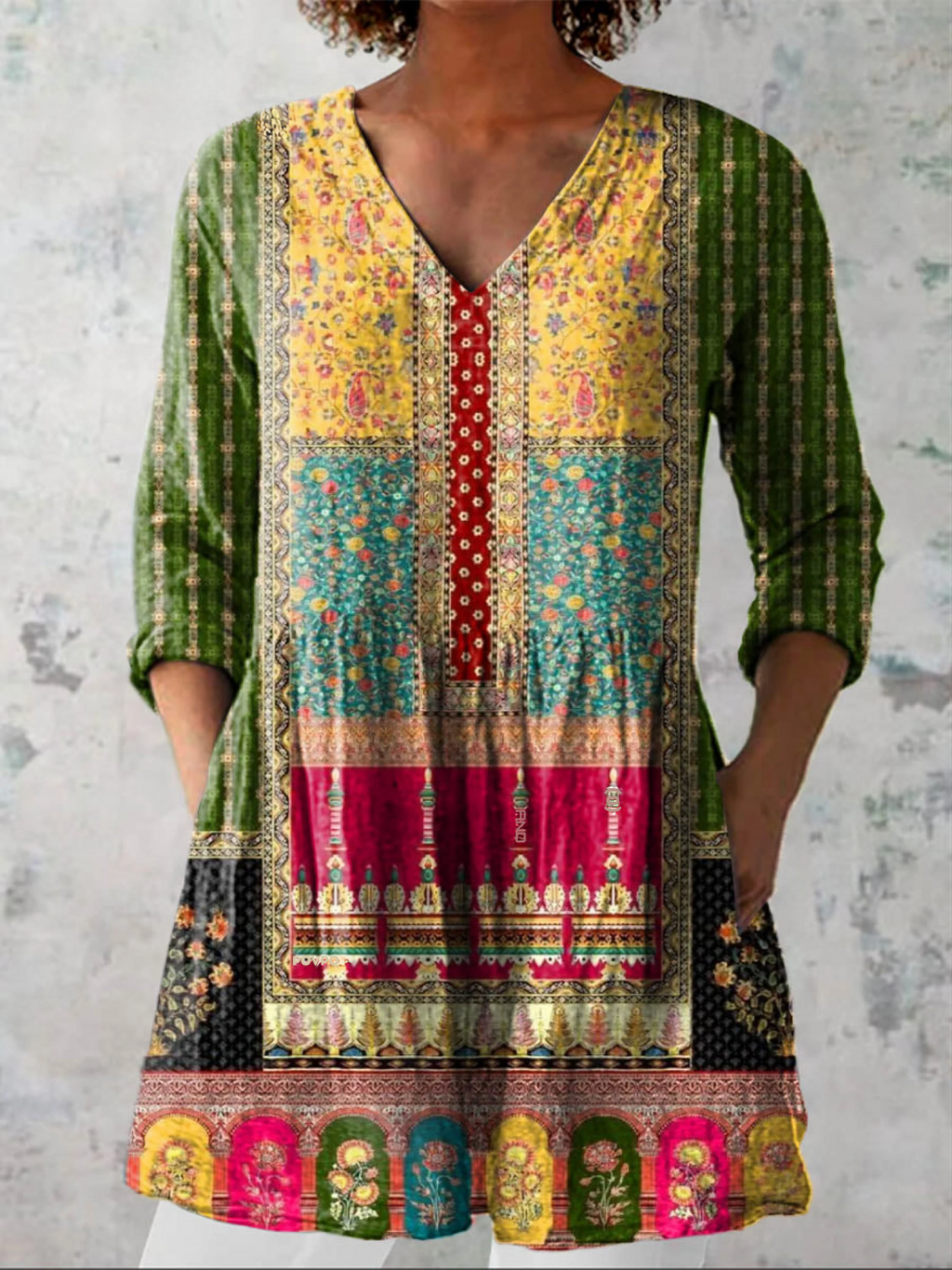 Nyla | Blusa Oversize con Diseño Vibrante