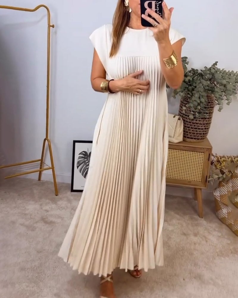 La Scintilla | Vestido Sin Mangas con Pliegues