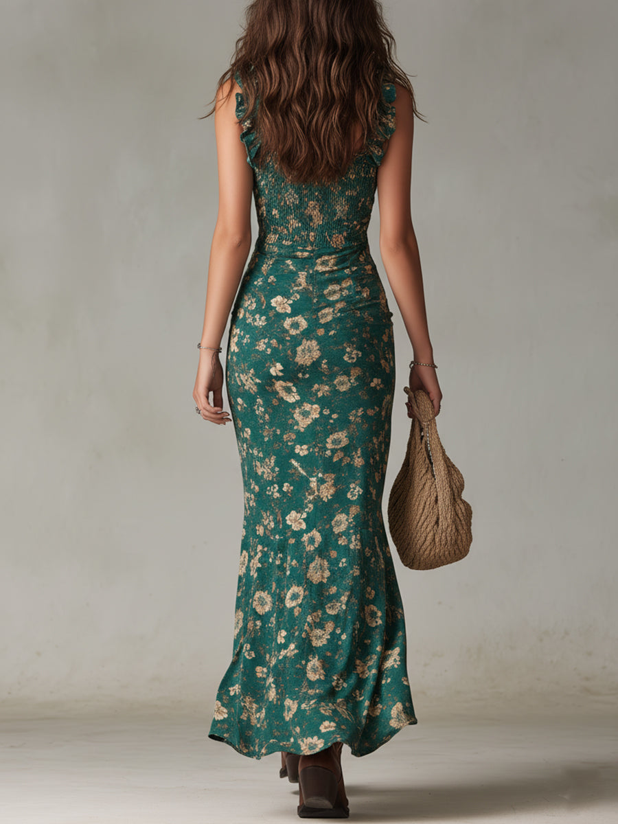 La Scintilla | Vestido Elegante con Escote Bohemio Giada