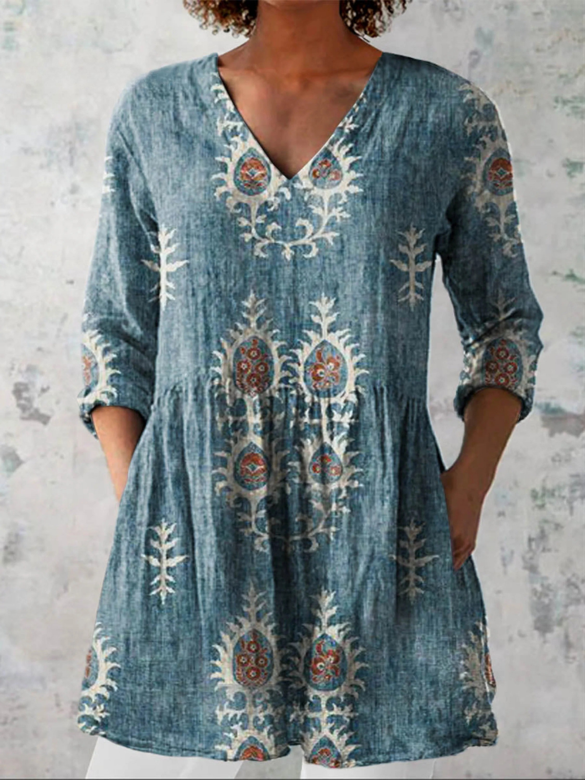 Blair | Blusa Amplia con Diseño Vibrante