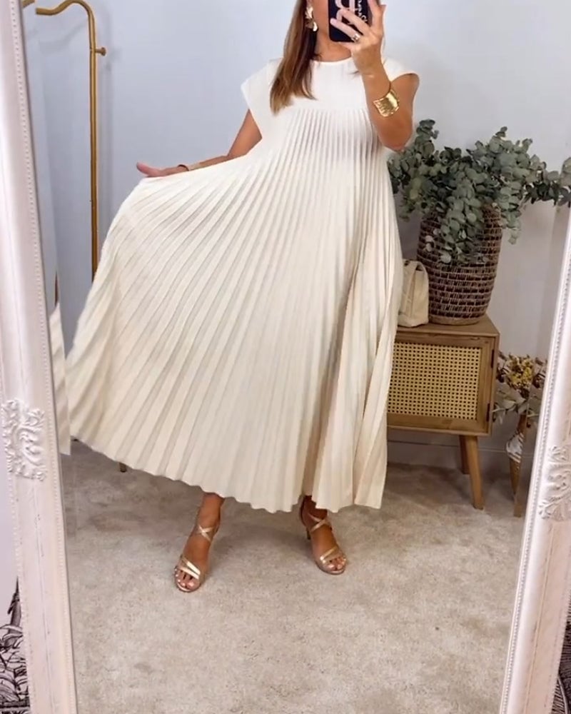 La Scintilla | Vestido Sin Mangas con Pliegues