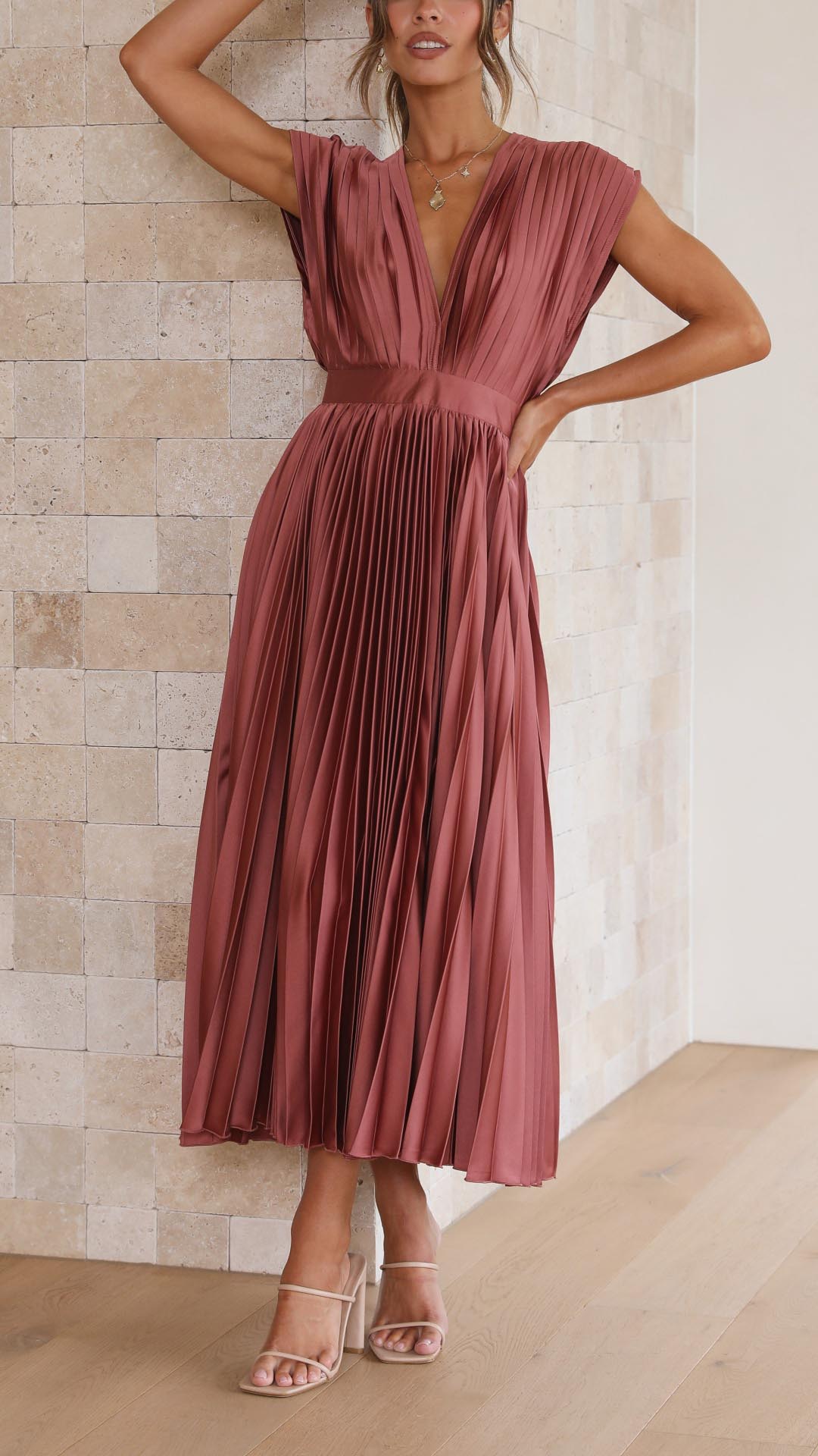 La Chispa | Vestido Elegante con Pliegues