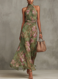 Élise Floral Maxi Dress by La Chispa