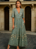 La Chispa | Vestido Largo con Elegancia Botánica