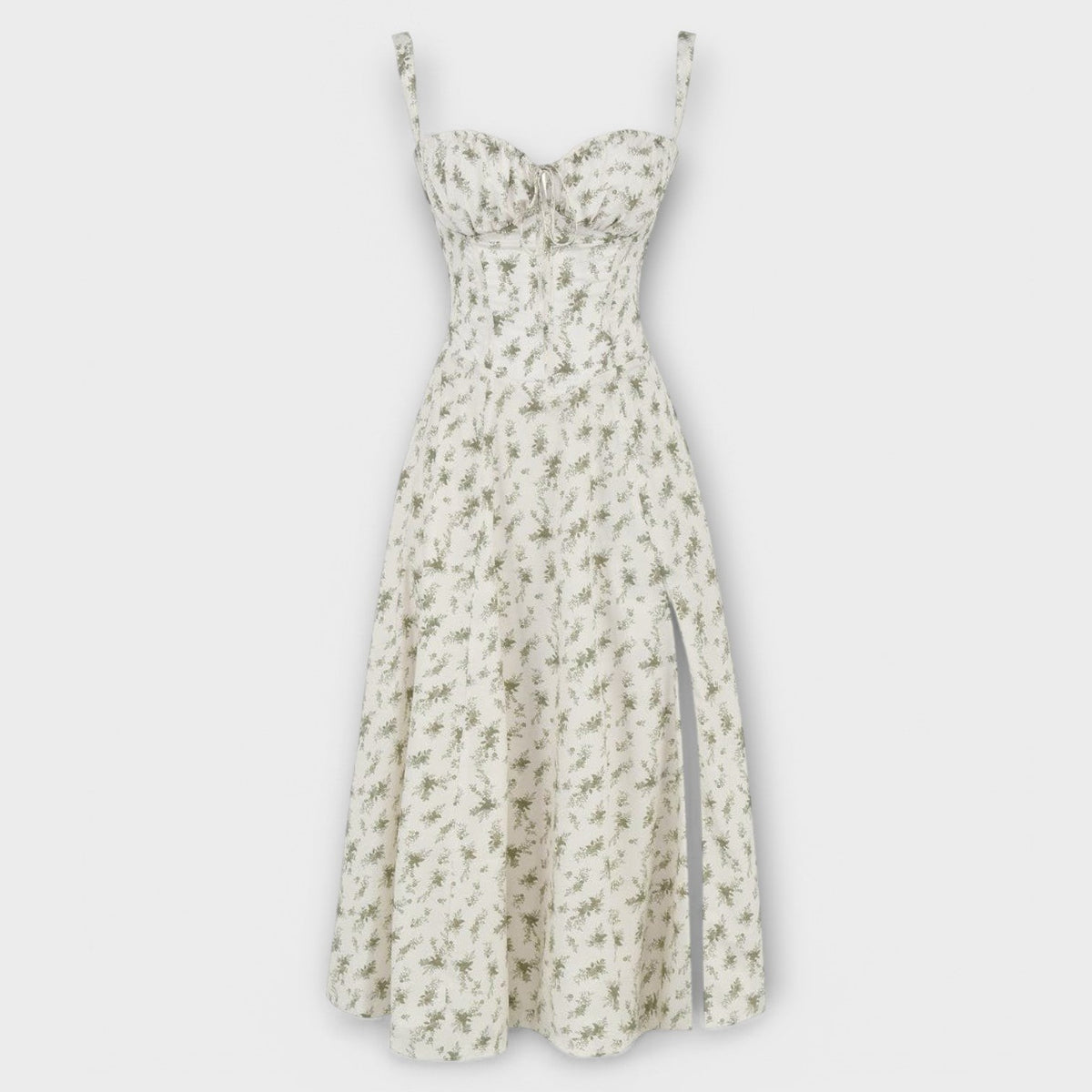 Mia™ | Vestido Midi con Diseño de Corsé