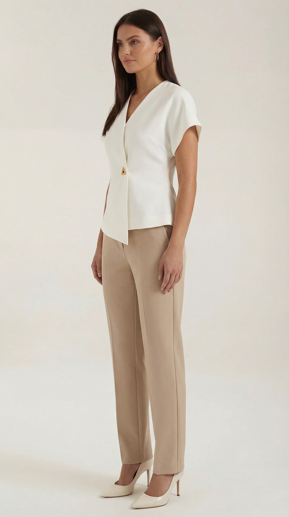 Blusa Amy con escote en forma de V