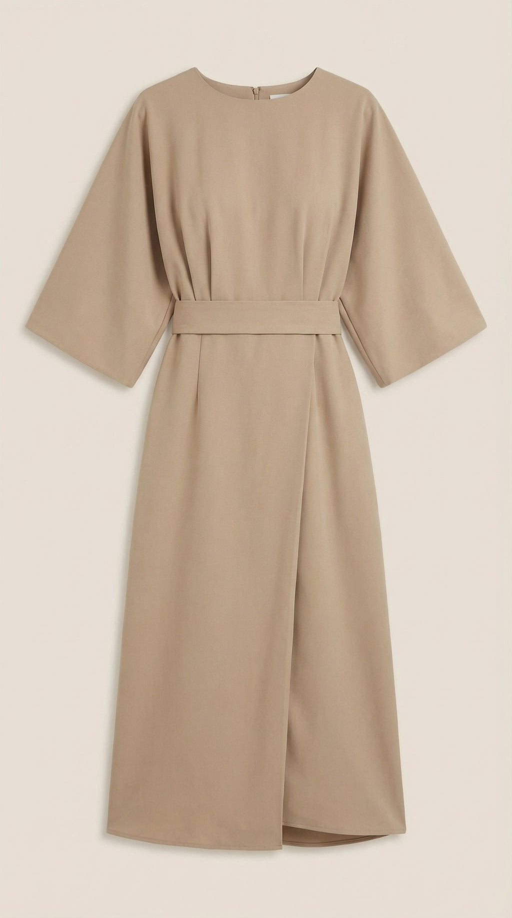 Vestido Maxí Ana con Cinturón Ajustable en la Cintura