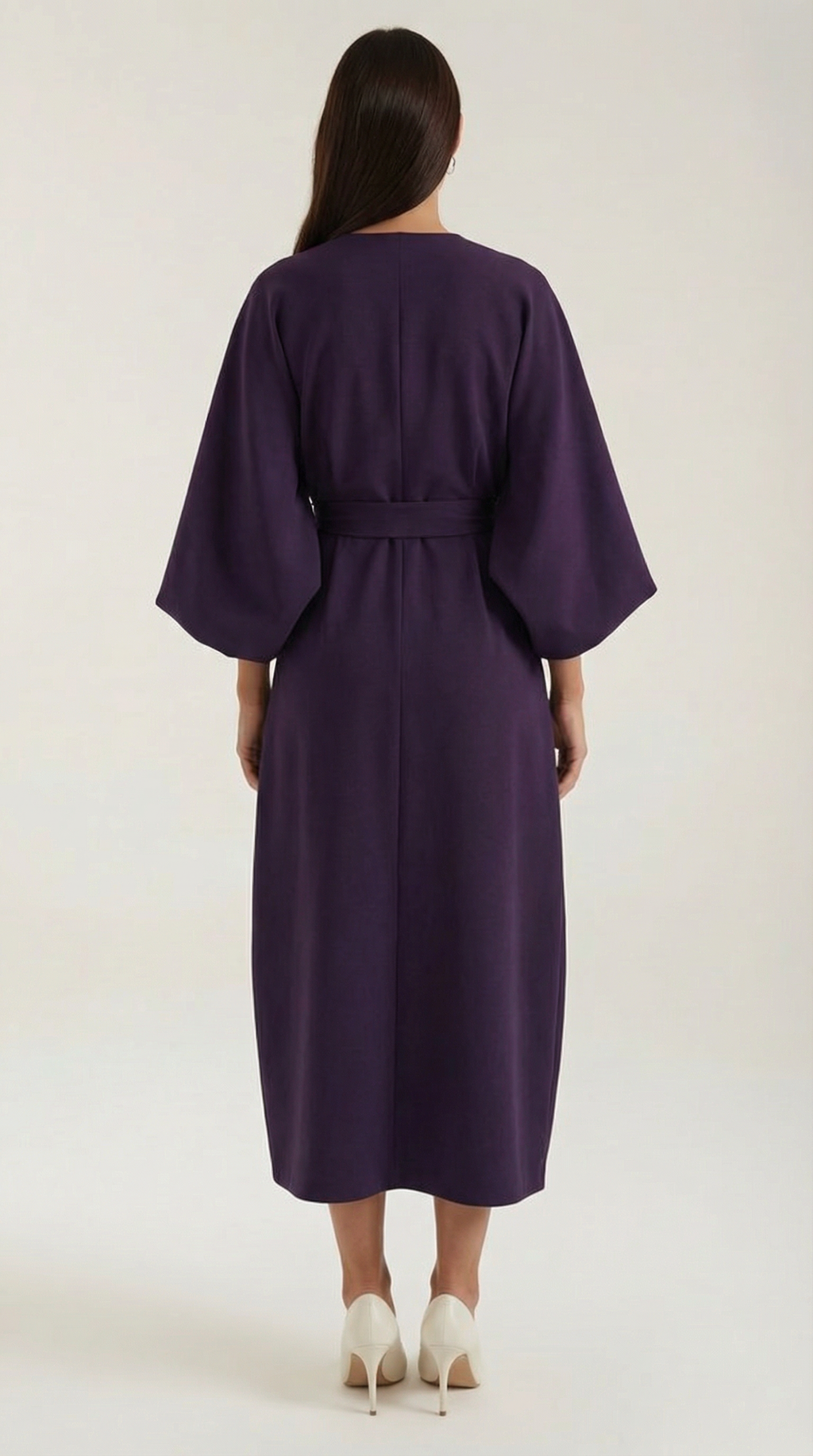Vestido Maxí Ana con Cinturón Ajustable en la Cintura