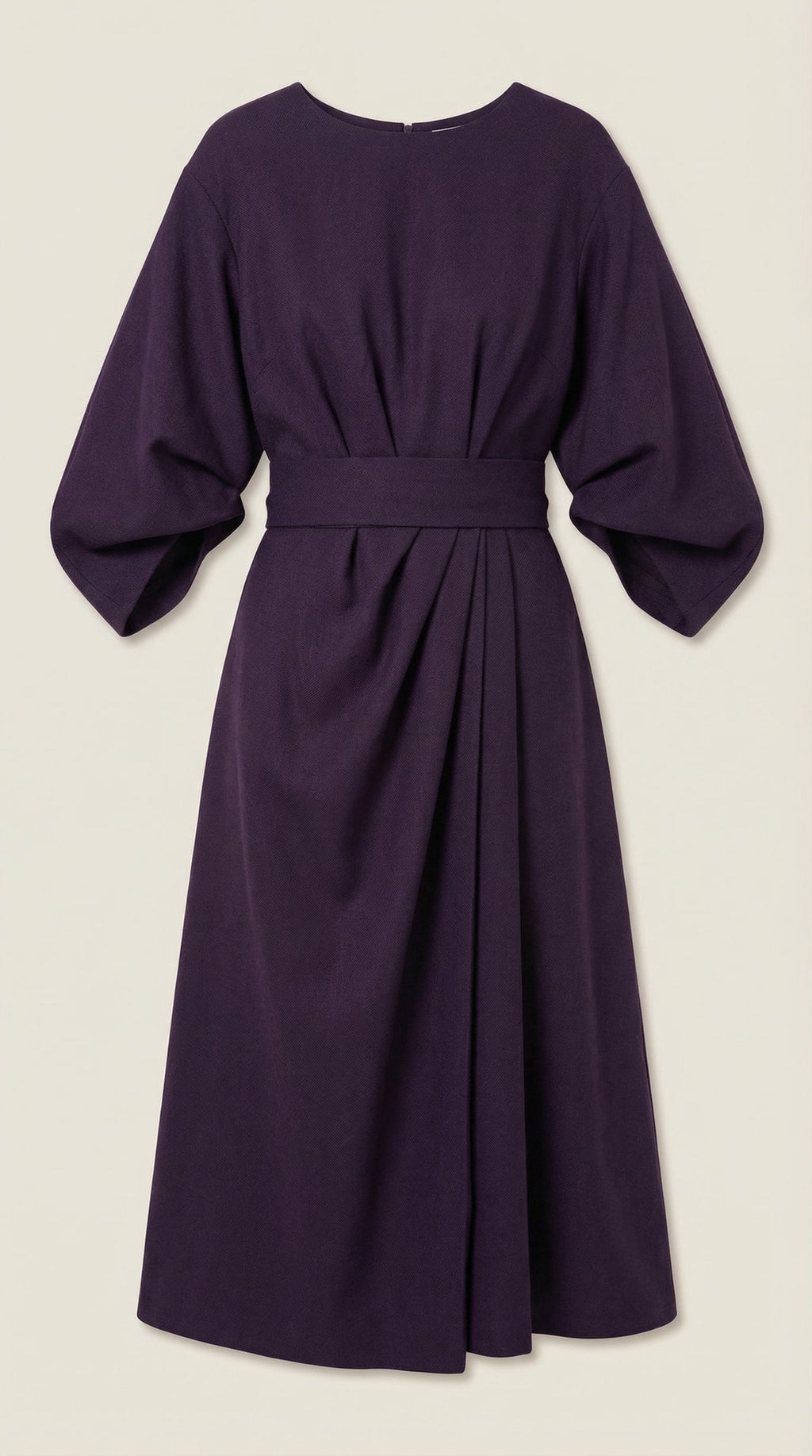 Vestido Maxí Ana con Cinturón Ajustable en la Cintura