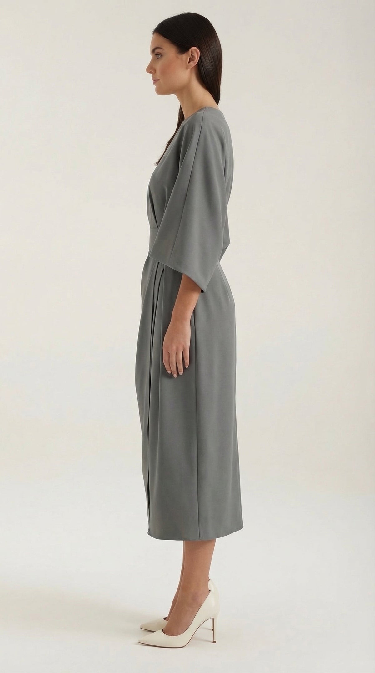 Vestido Maxí Ana con Cinturón Ajustable en la Cintura