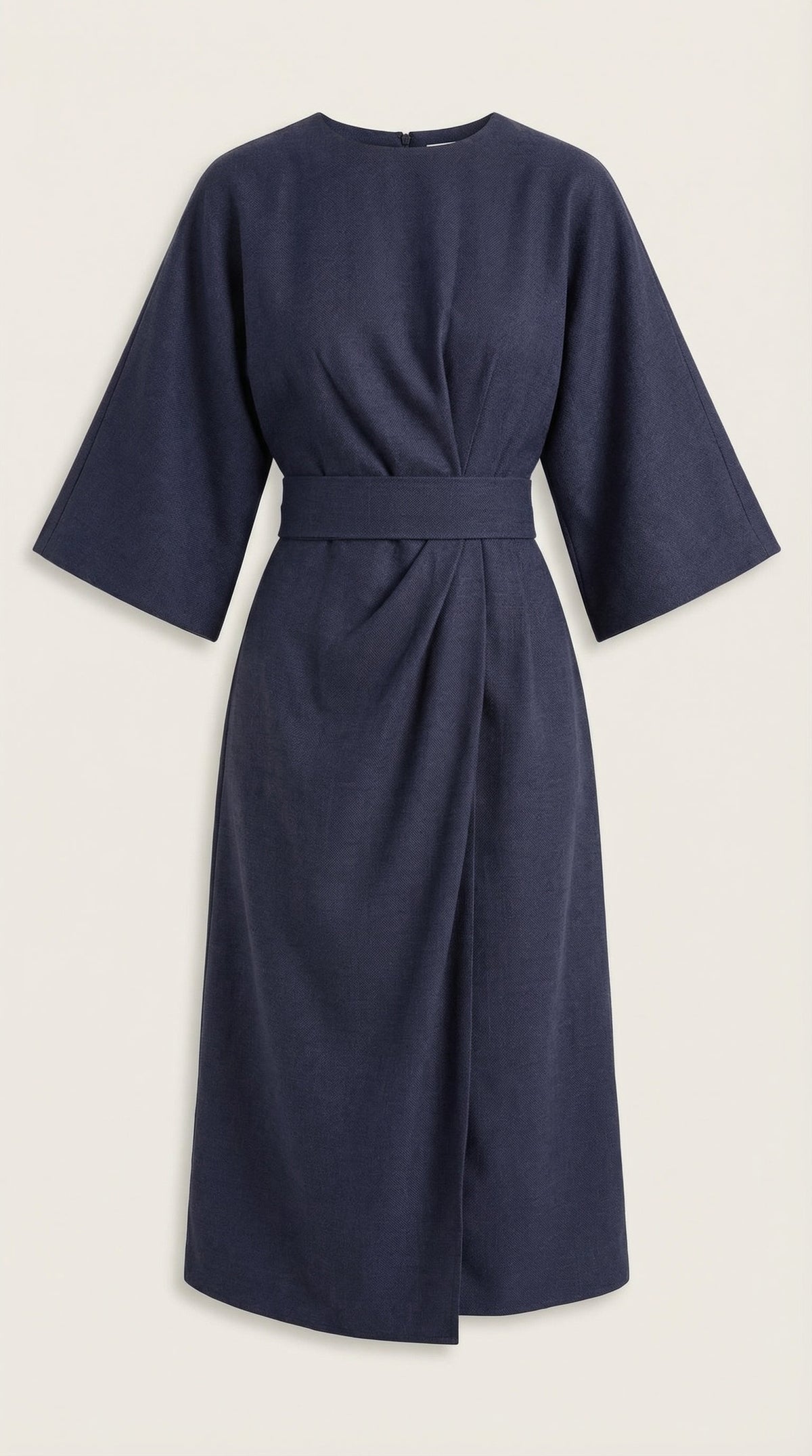 Vestido Maxí Ana con Cinturón Ajustable en la Cintura