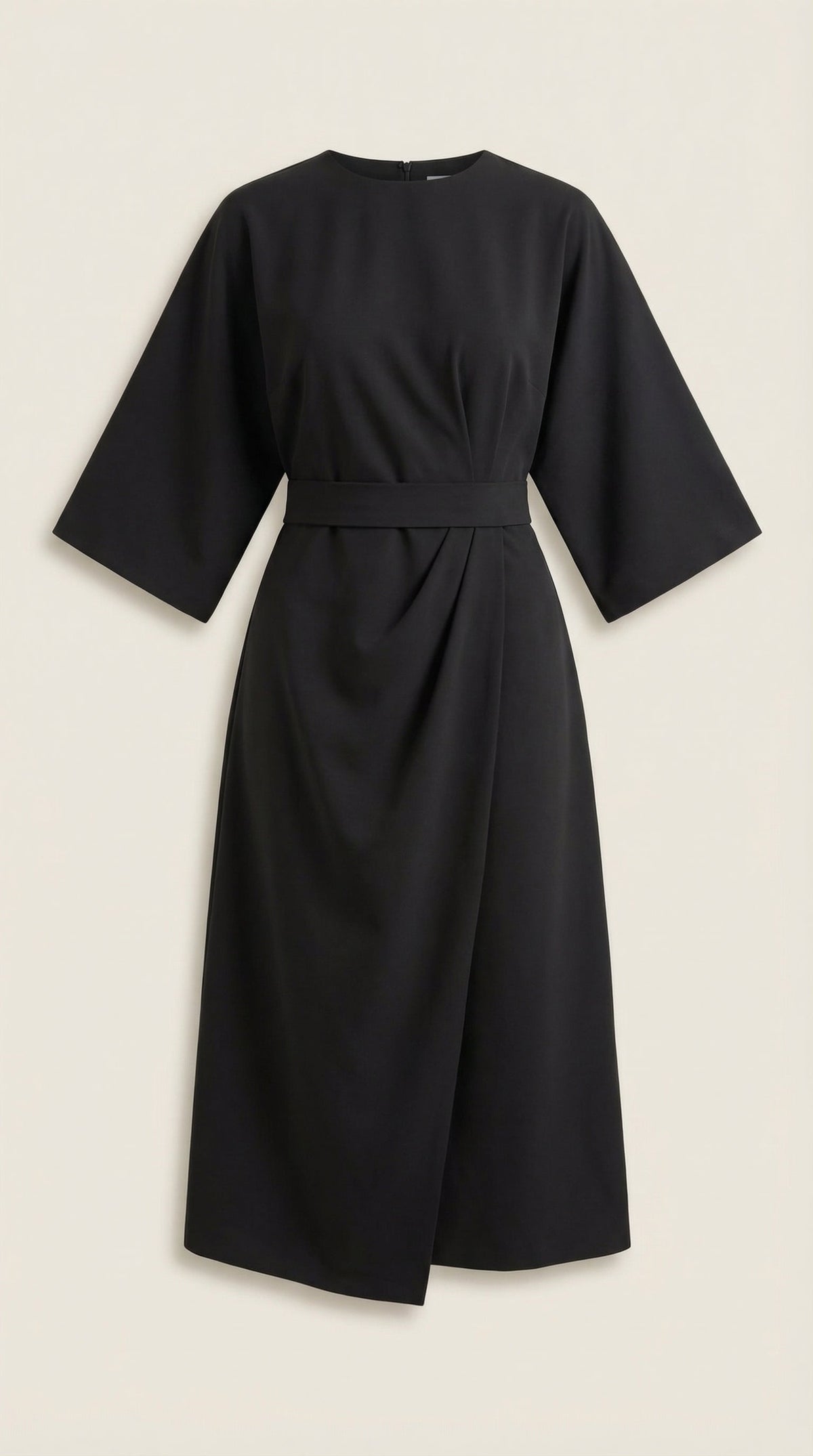 Vestido Maxí Ana con Cinturón Ajustable en la Cintura