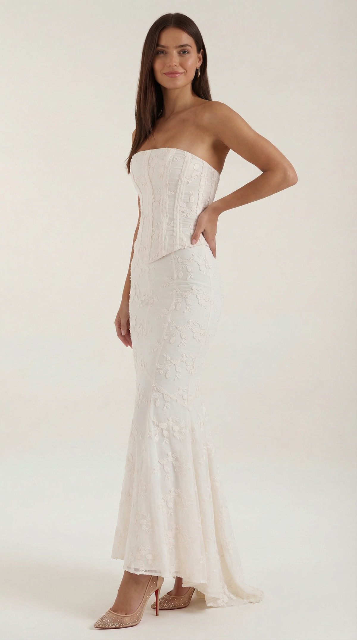 Maxi Vestido de Encaje con Corsé Anastasia