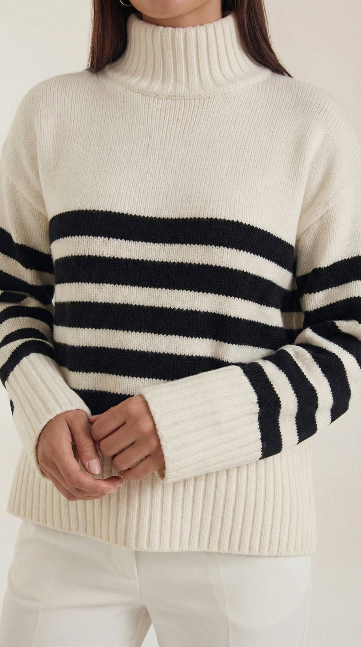 Suéter Oversized a Rayas