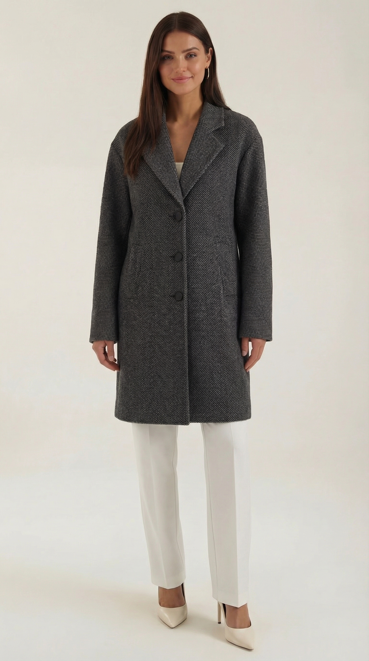 Ann Grauer Classic Trench Coat