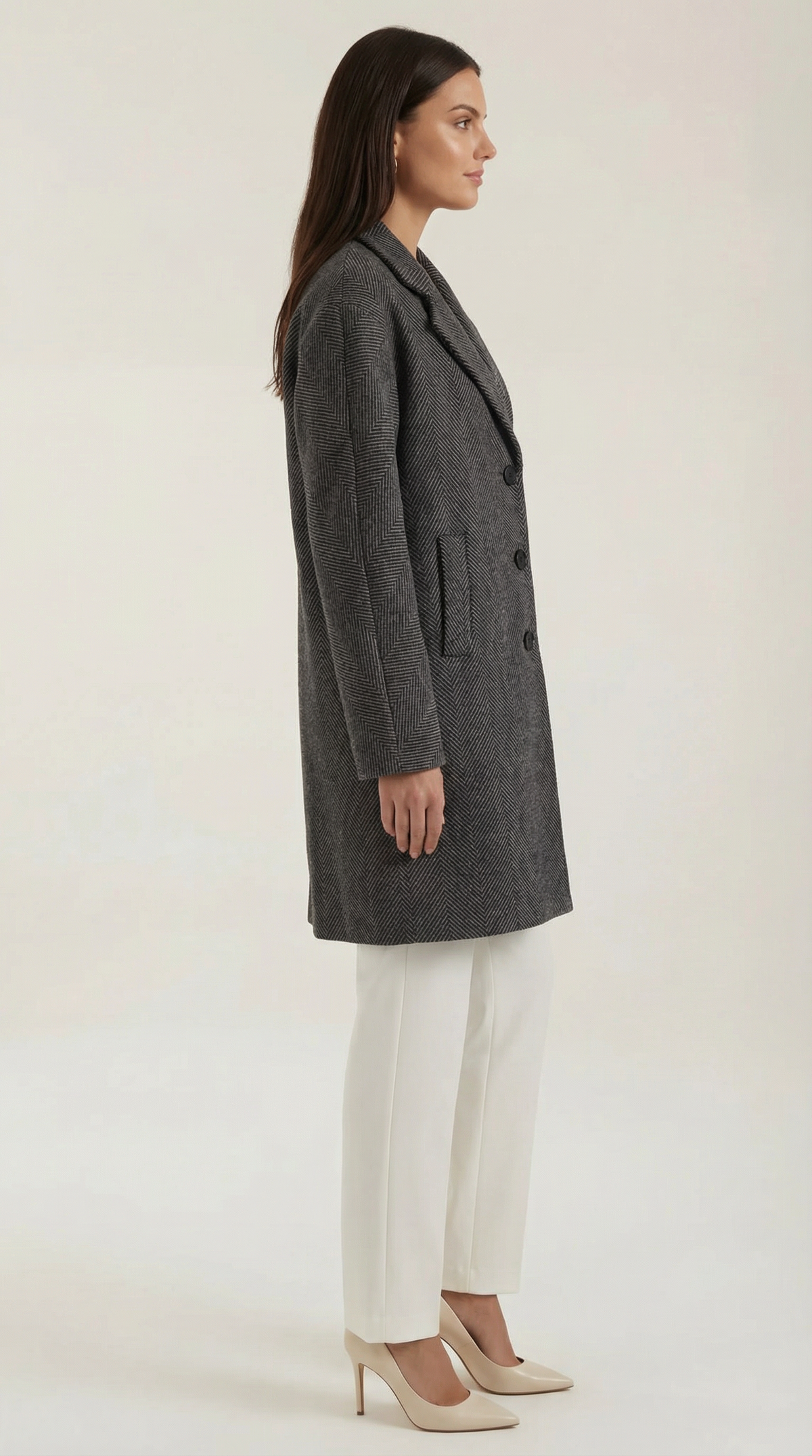 Ann Grauer Classic Trench Coat
