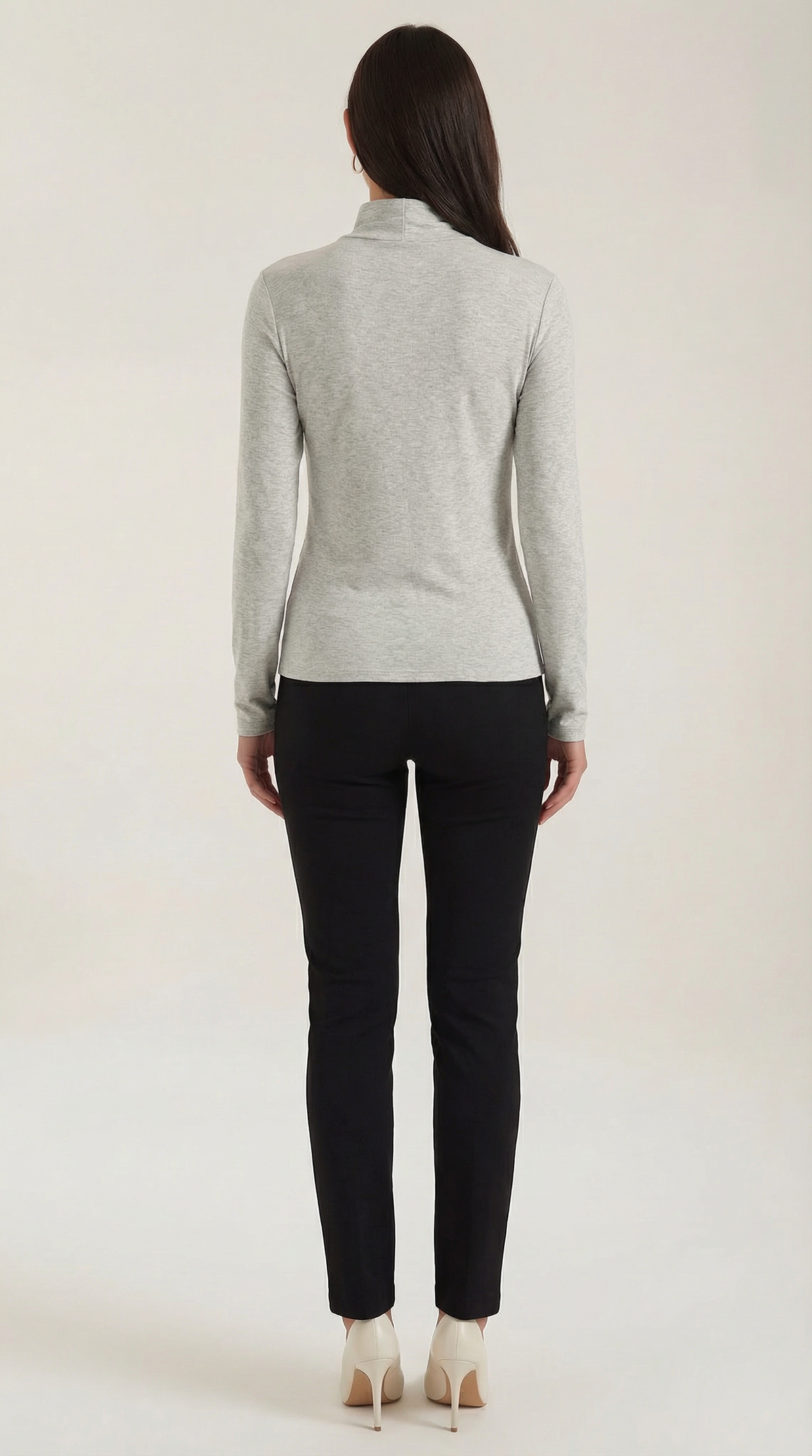 Barbara Chic Long Sleeve Corte Cutout Top