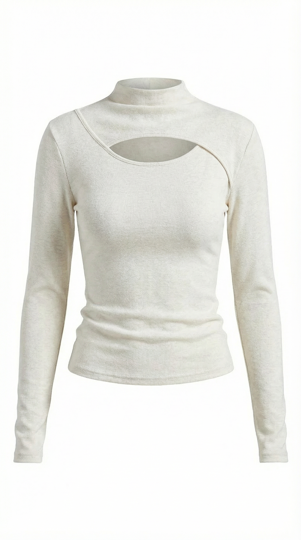 Barbara Chic Long Sleeve Corte Cutout Top