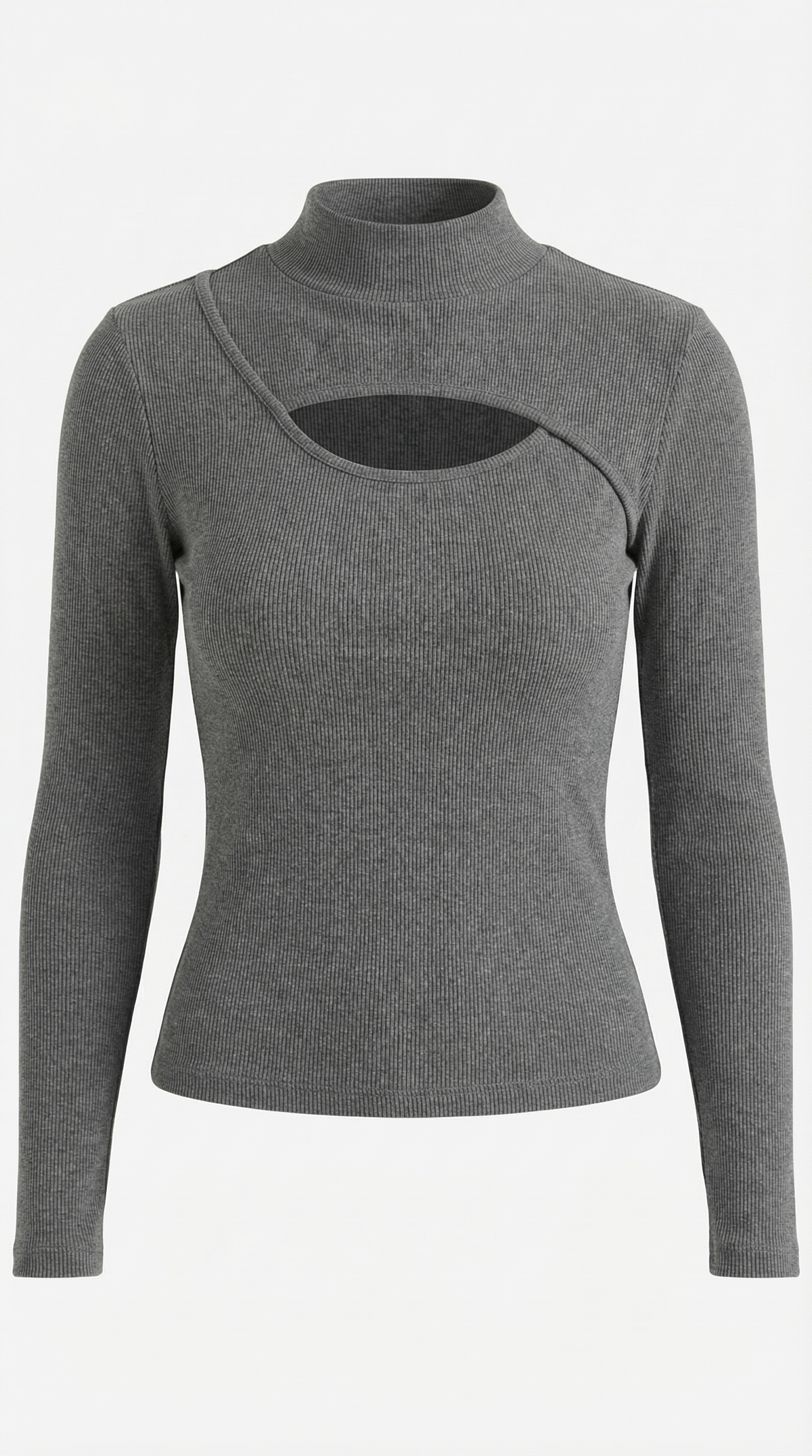 Barbara Chic Long Sleeve Corte Cutout Top