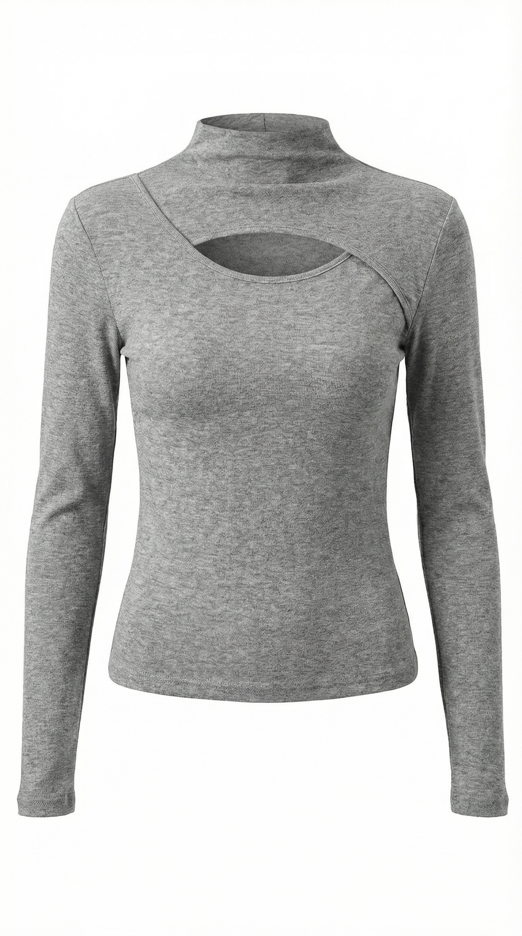 Barbara Chic Long Sleeve Corte Cutout Top