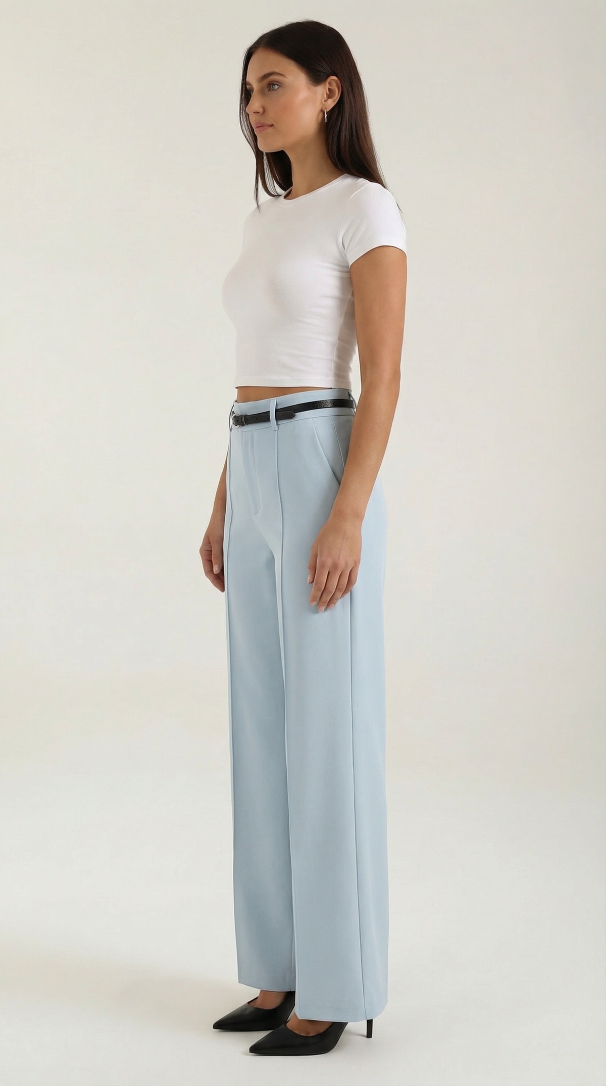 Bertha Pantalones Amplios de Tela