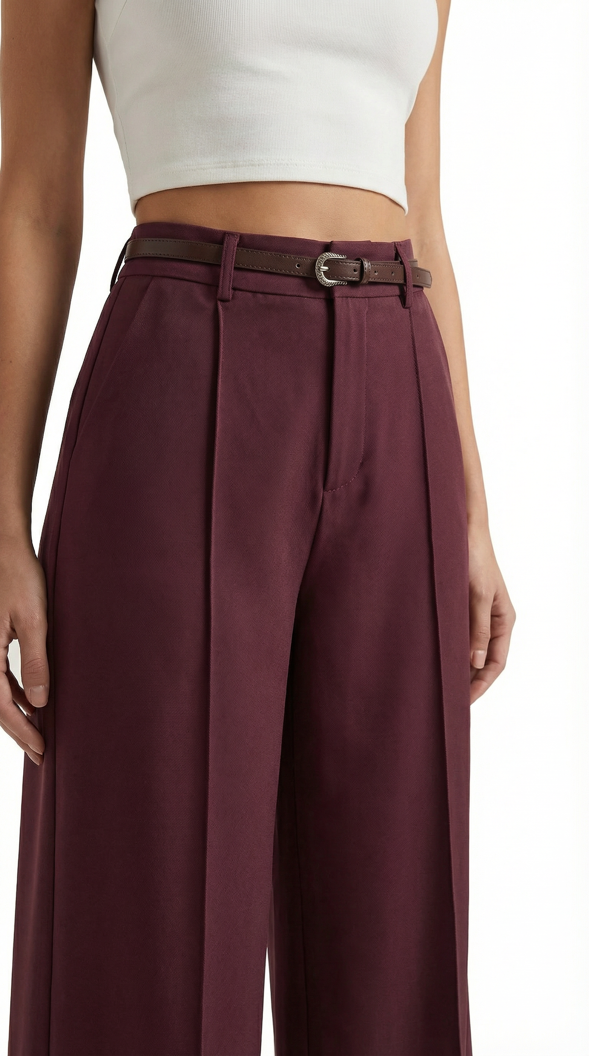 Bertha Pantalones Amplios de Tela