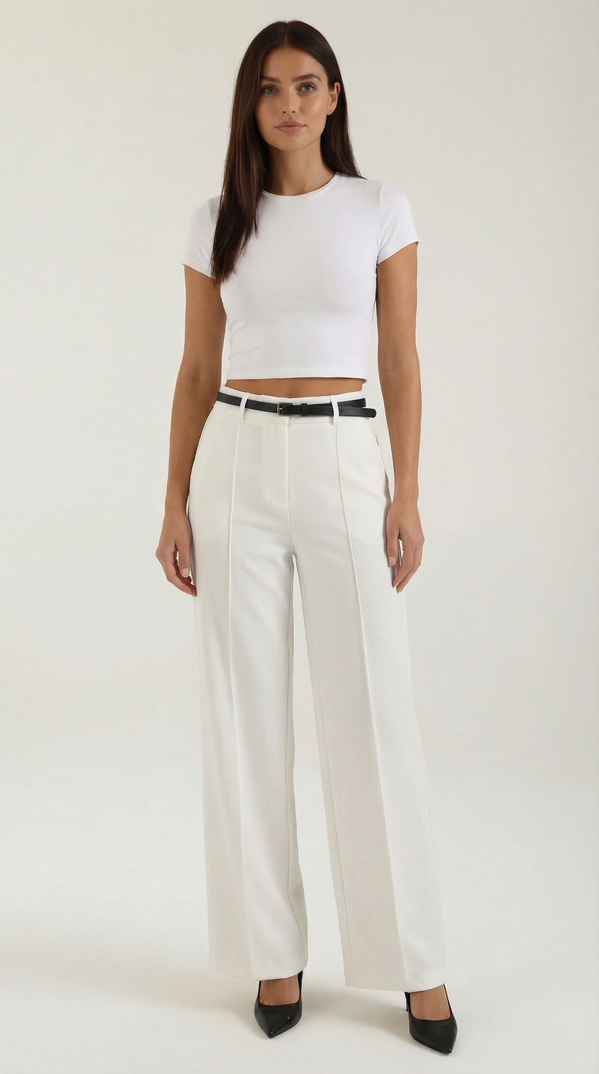 Bertha Pantalones Amplios de Tela