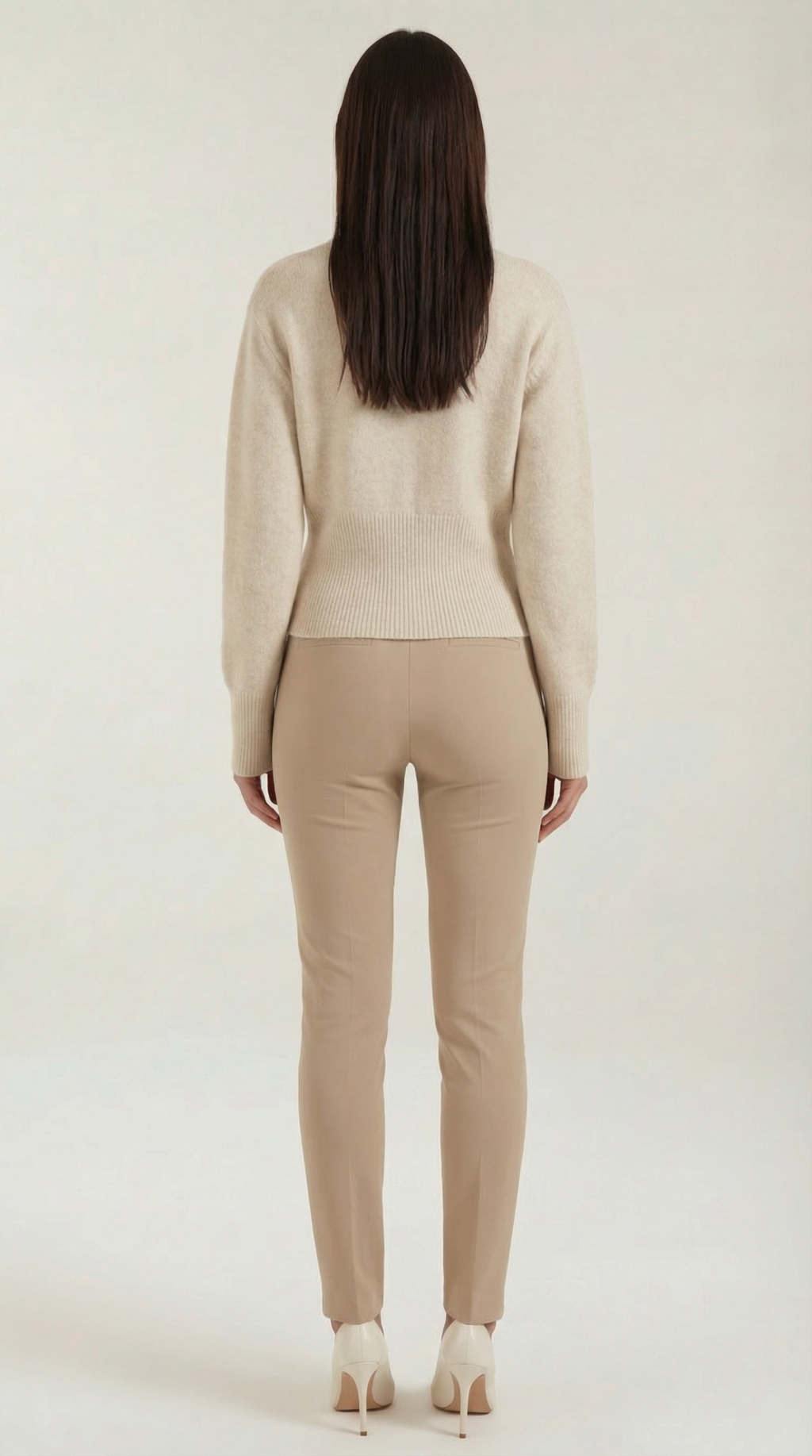 Suéter Beverly de punto con media cremallera