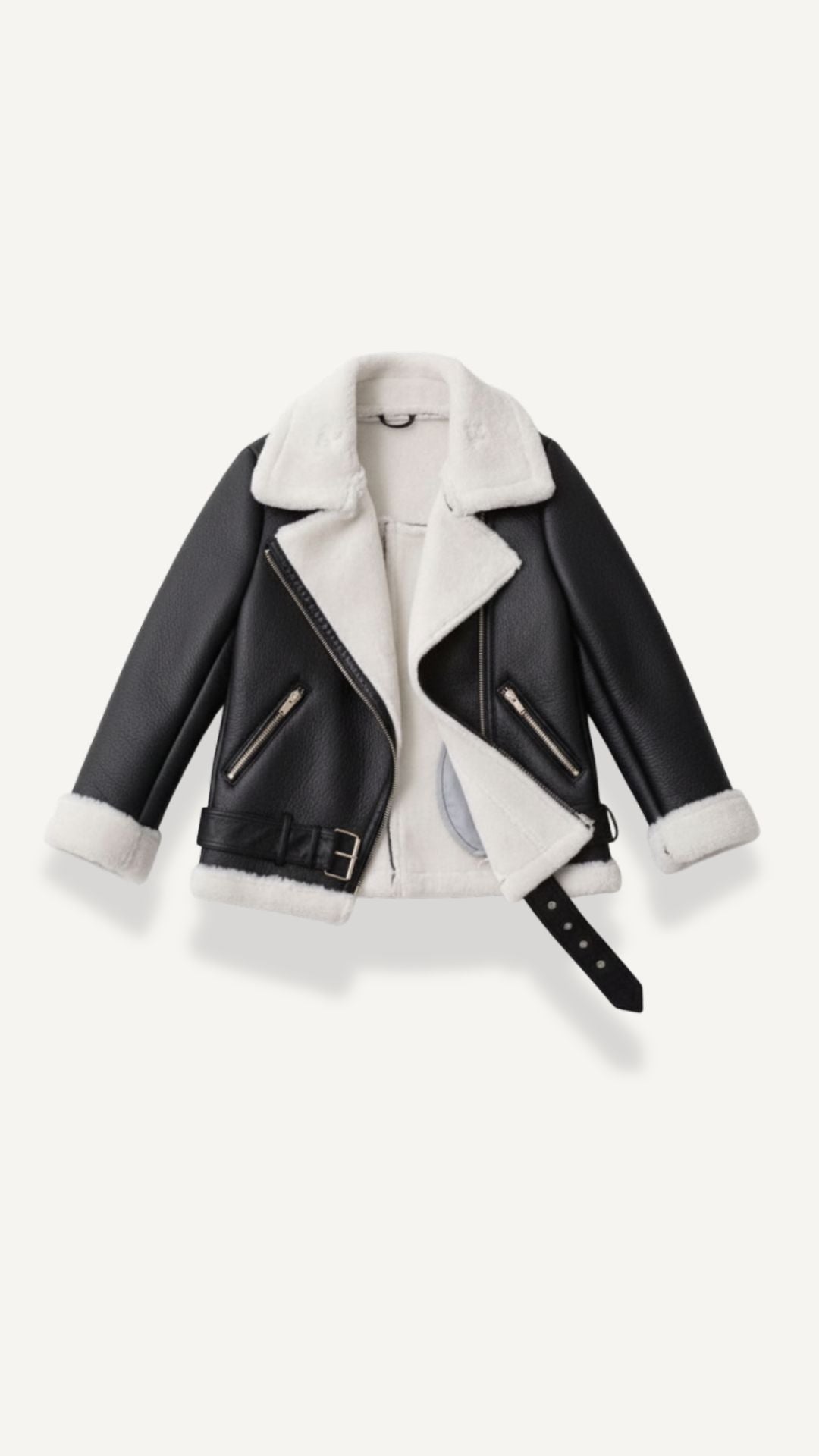 Chaqueta Christine de forro polar con cinturón