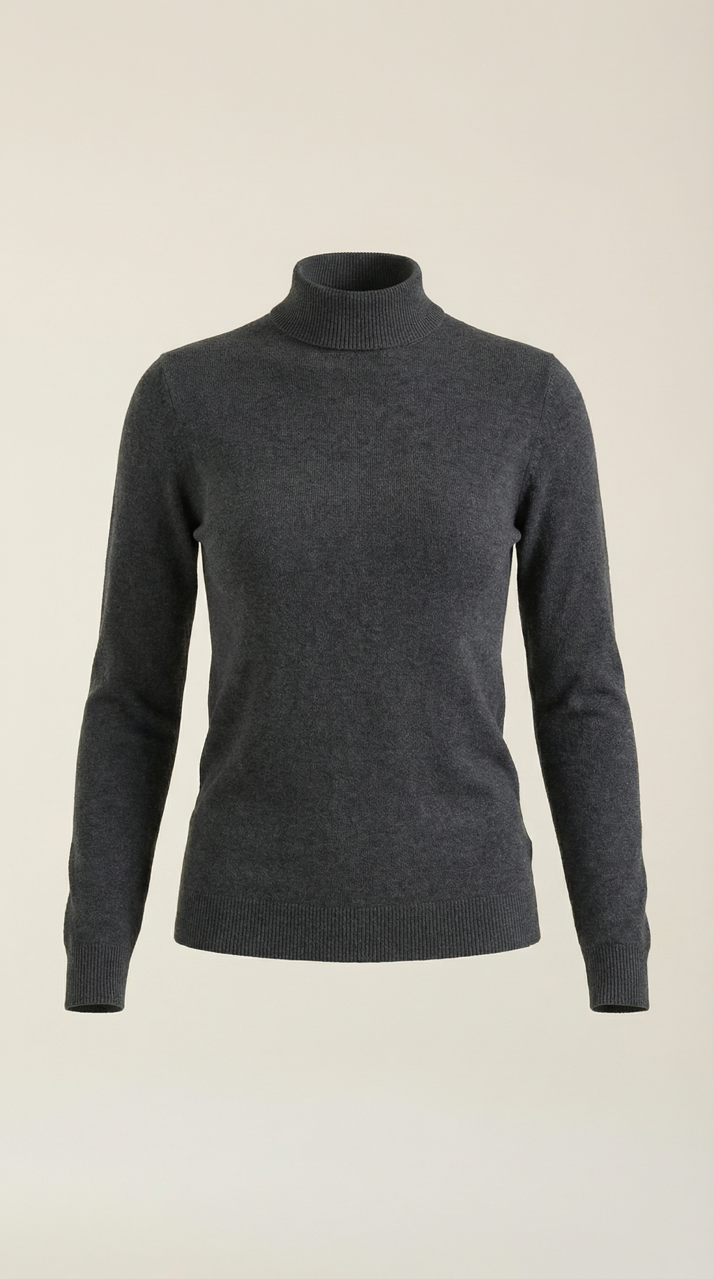 Constance Algodón Top de Cuello Alto