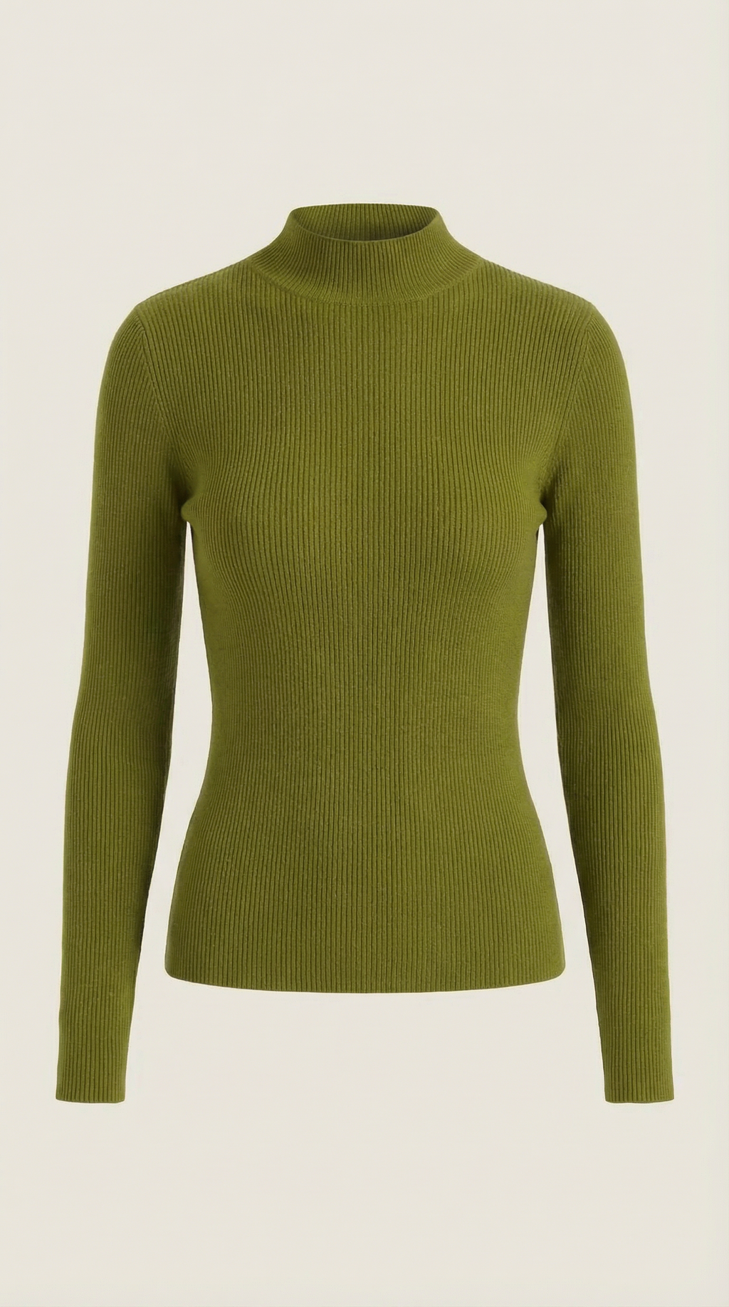 Constance Algodón Top de Cuello Alto