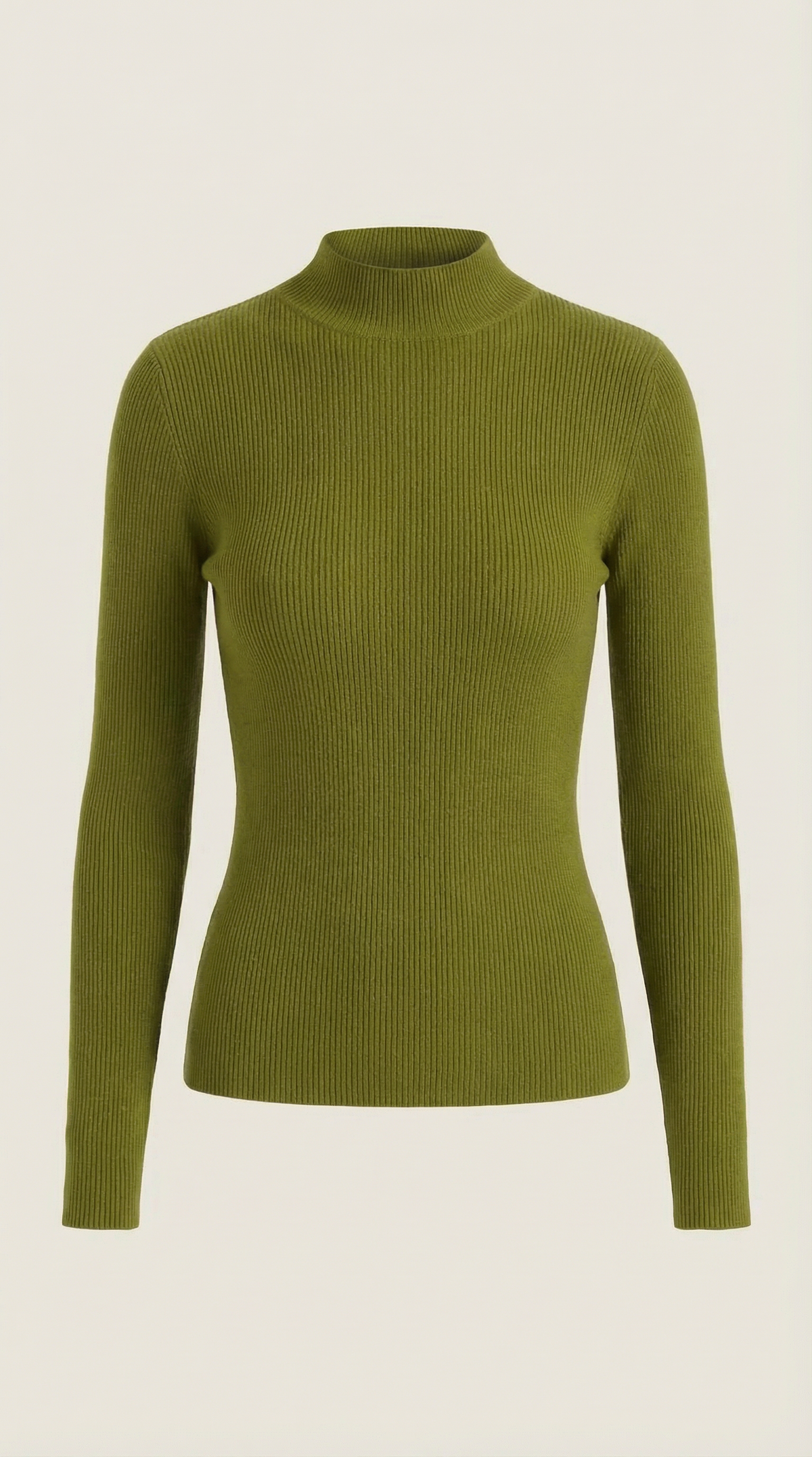 Constance Algodón Top de Cuello Alto