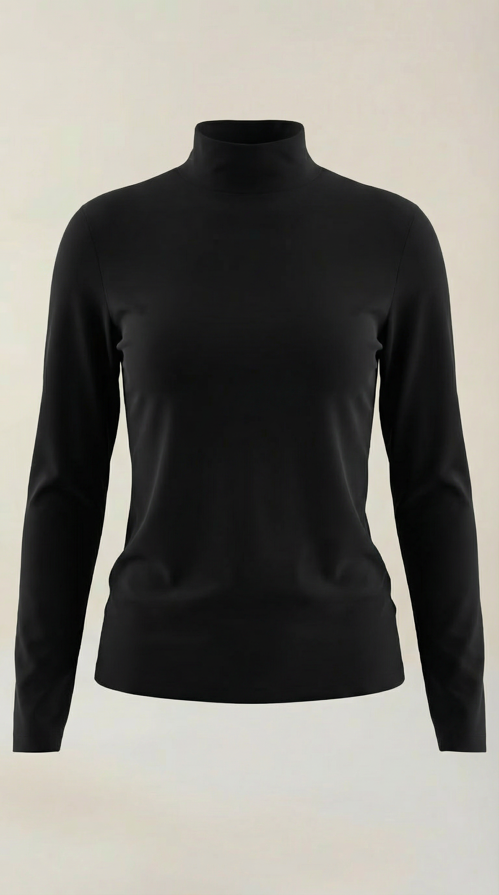 Constance Algodón Top de Cuello Alto