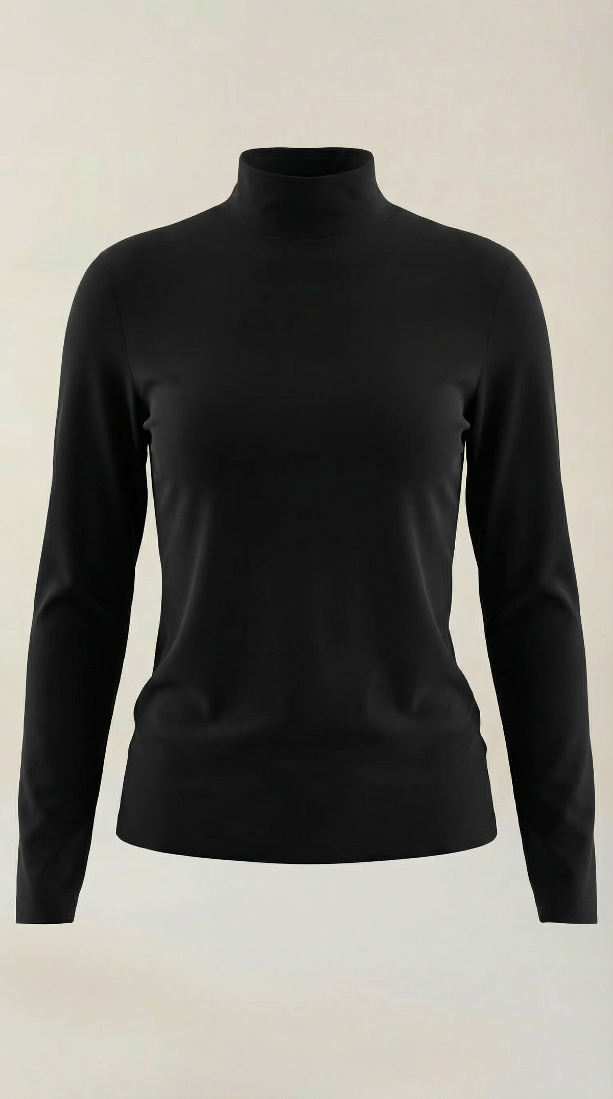 Constance Algodón Top de Cuello Alto