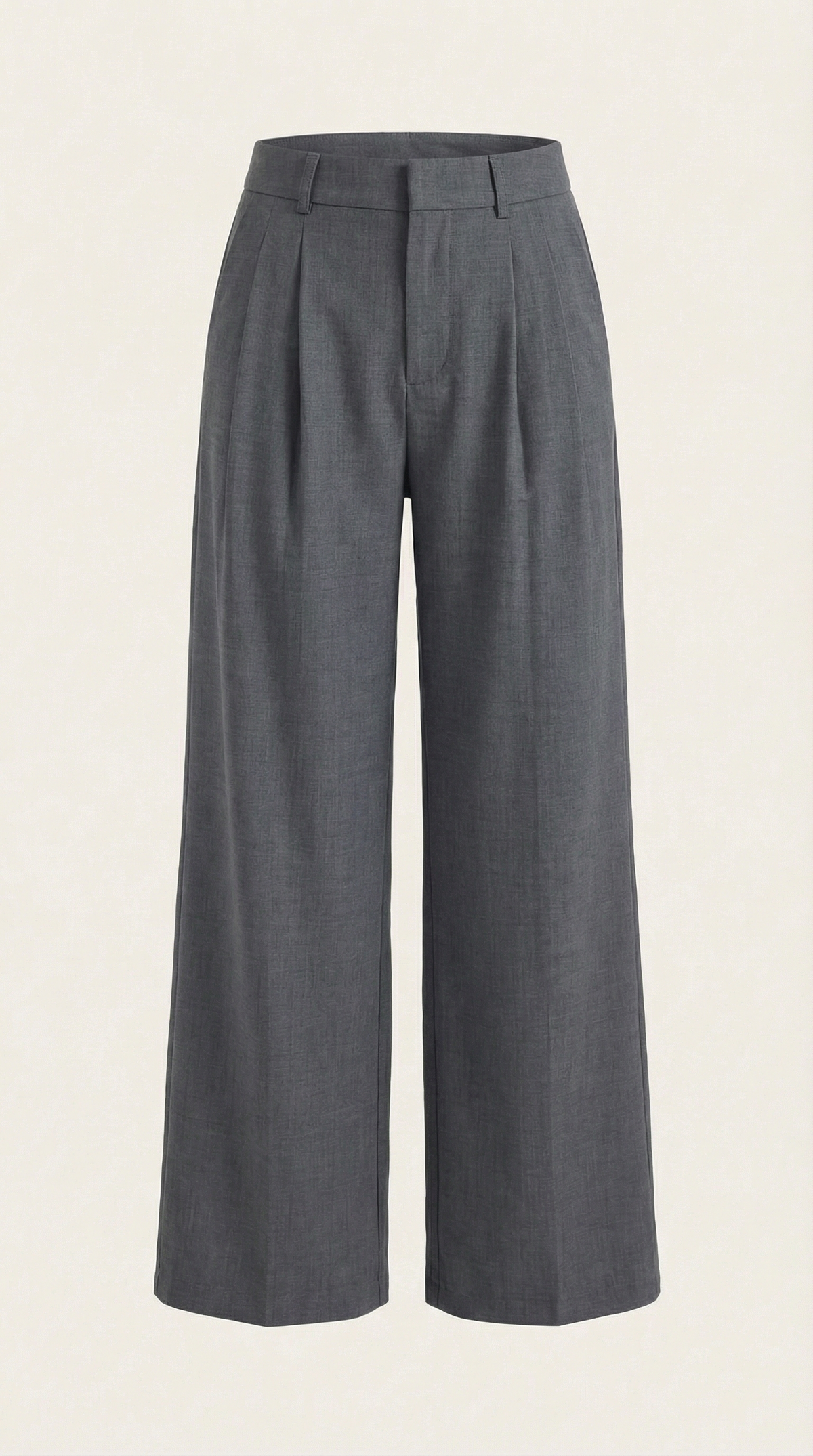 Pantalones Plisados de Cintura Alta Courtney