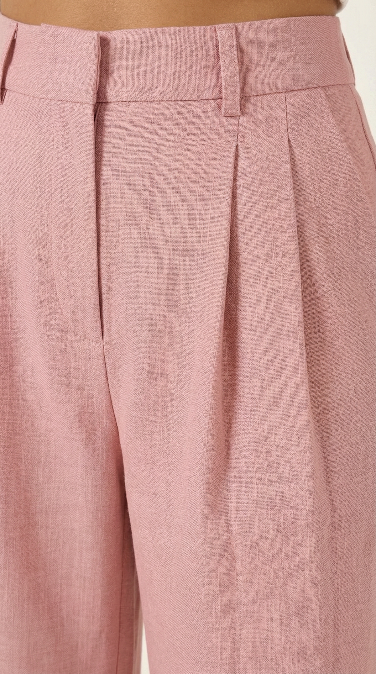 Pantalones Plisados de Cintura Alta Courtney