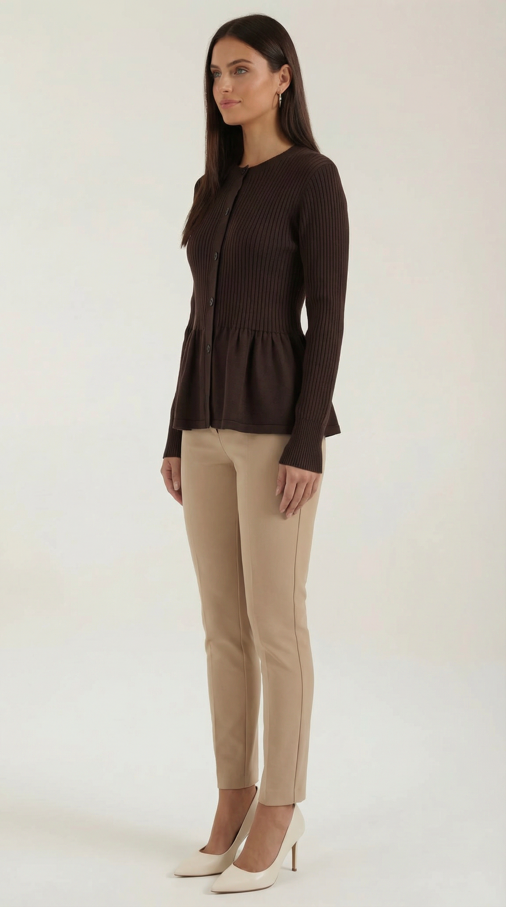 Cardigan Diana con Volantes y Botones