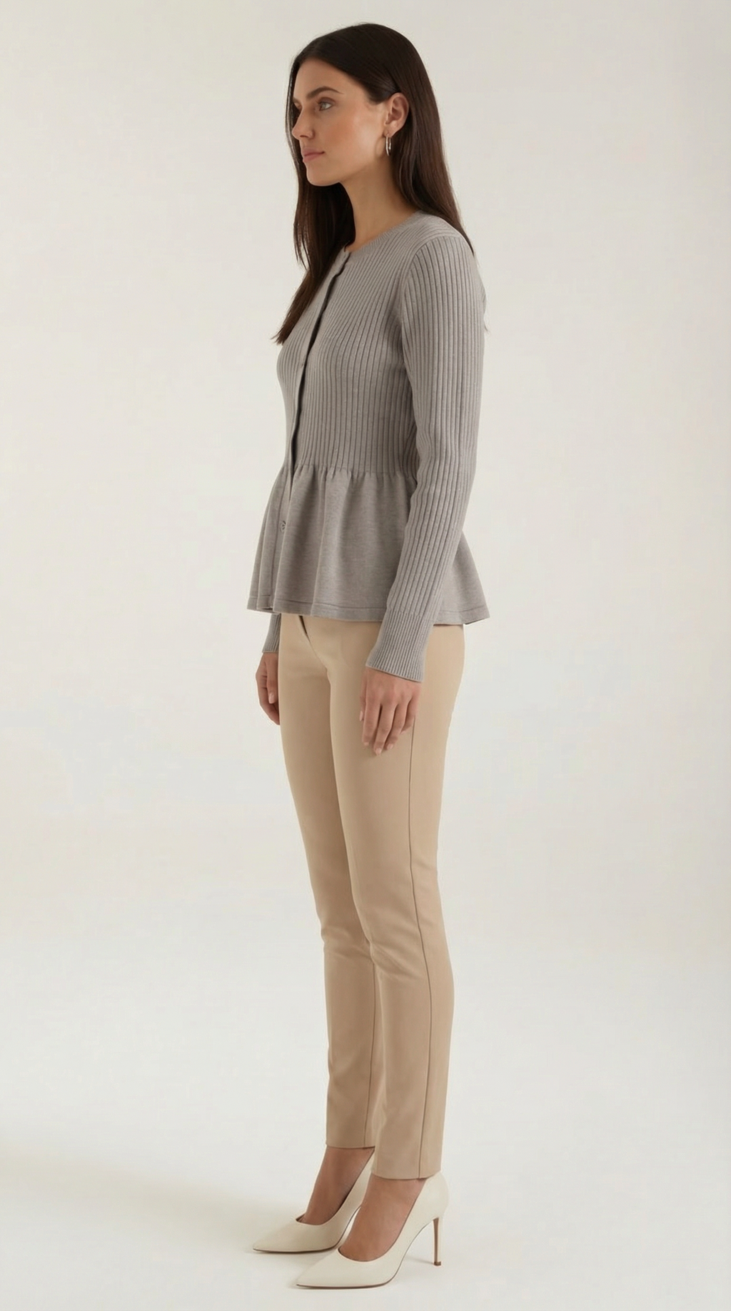 Cardigan Diana con Volantes y Botones