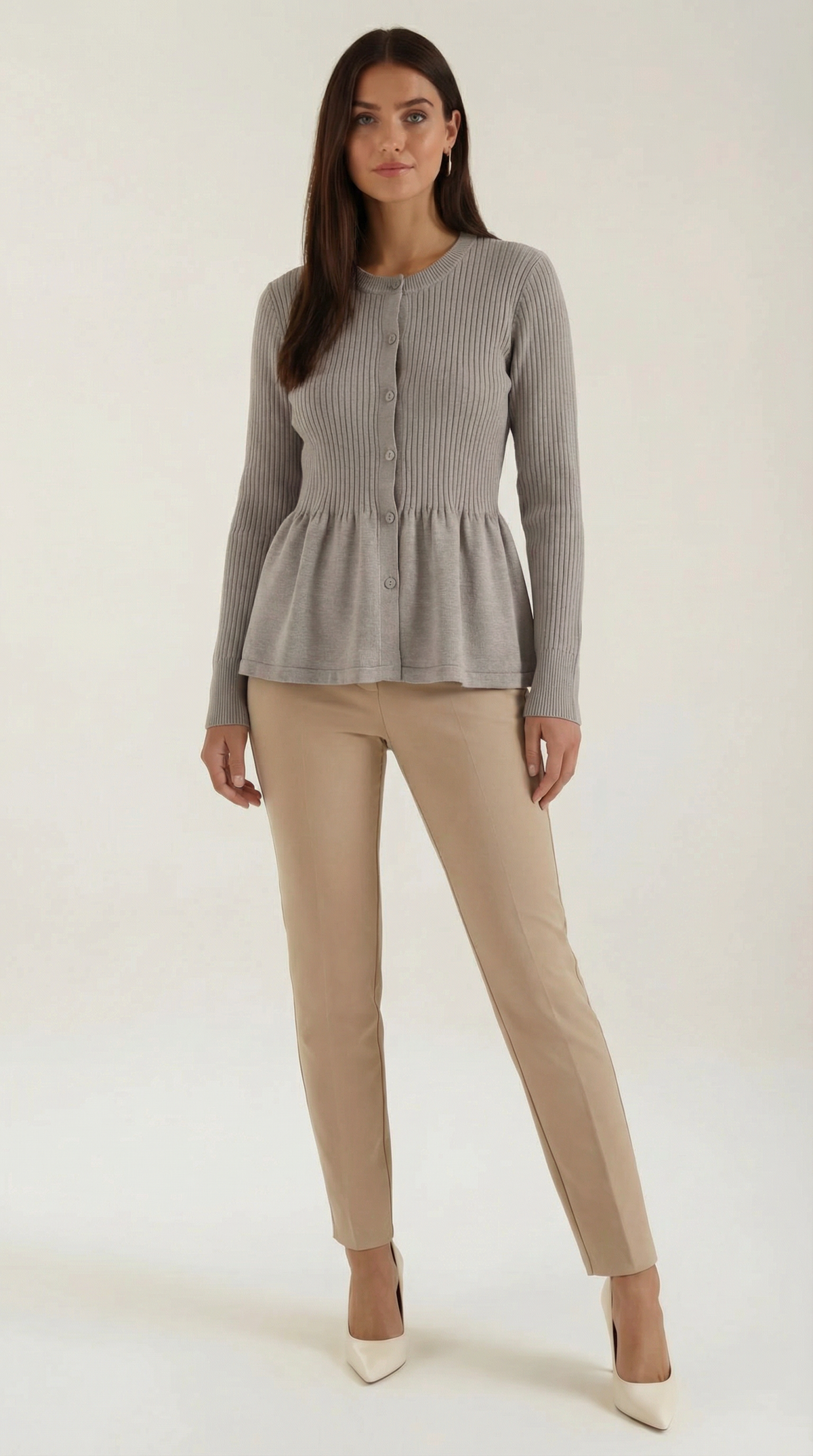 Cardigan Diana con Volantes y Botones