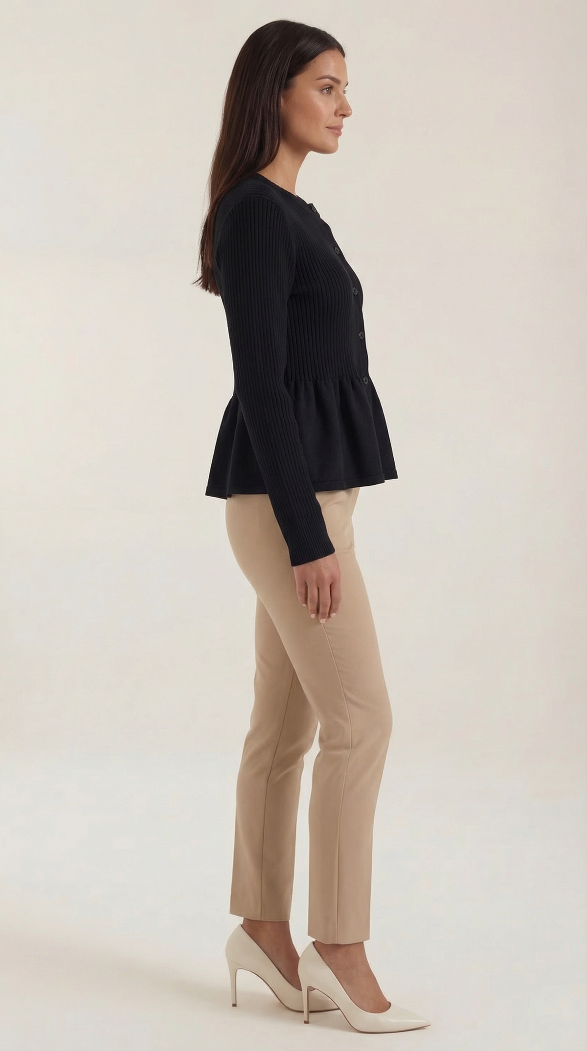 Cardigan Diana con Volantes y Botones