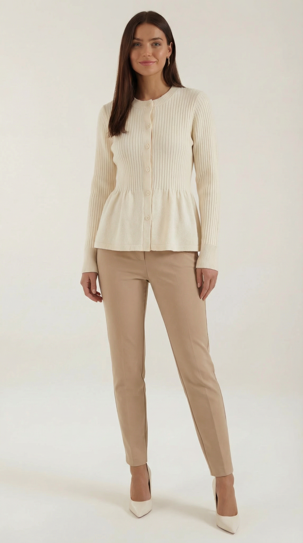 Cardigan Diana con Volantes y Botones