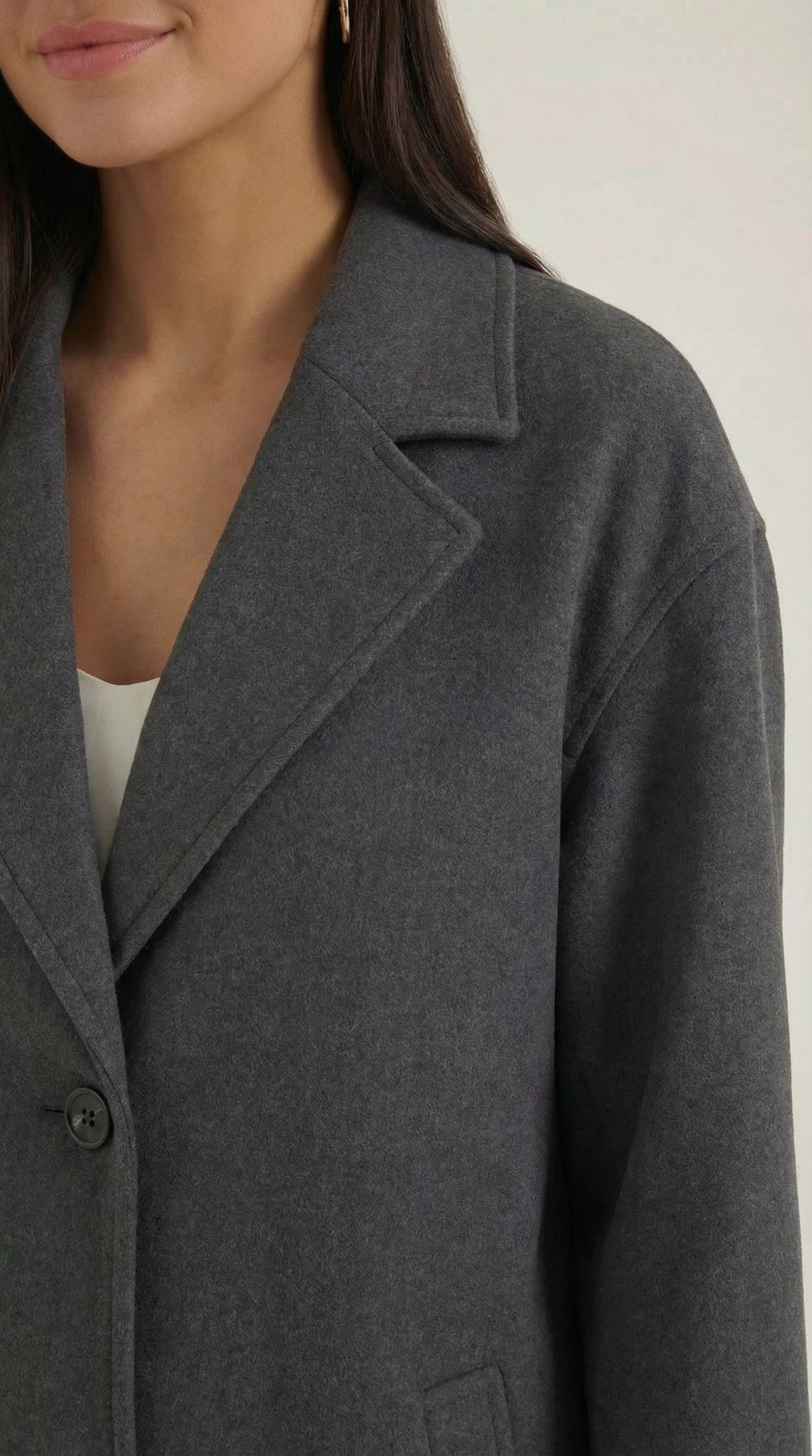 Diane Abrigo Oversized de Lana