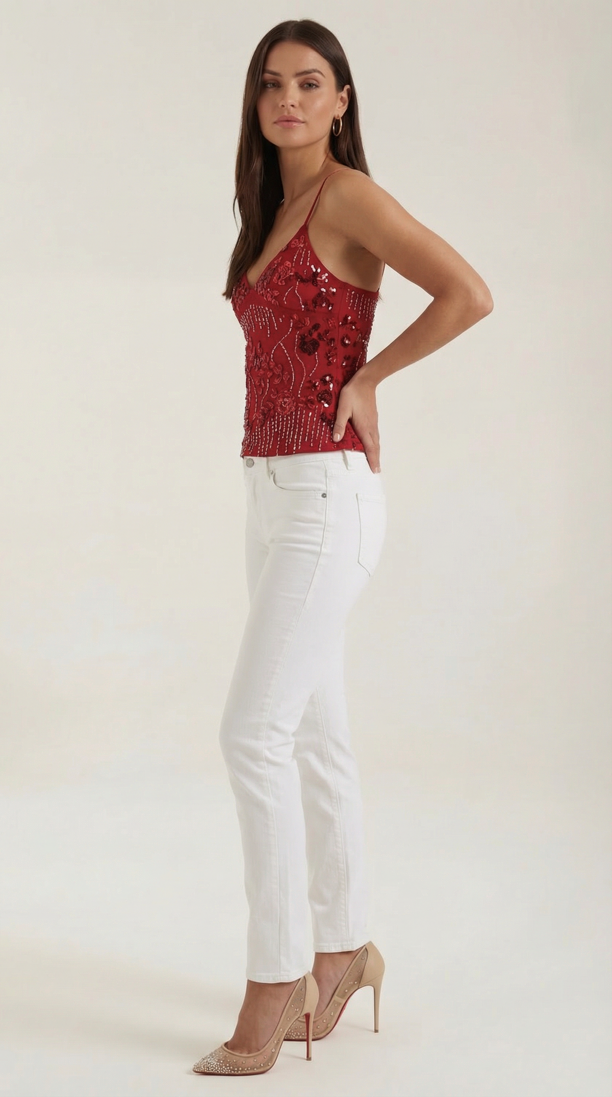 Camisón Dottie con Lentejuelas - Estilo Elegante