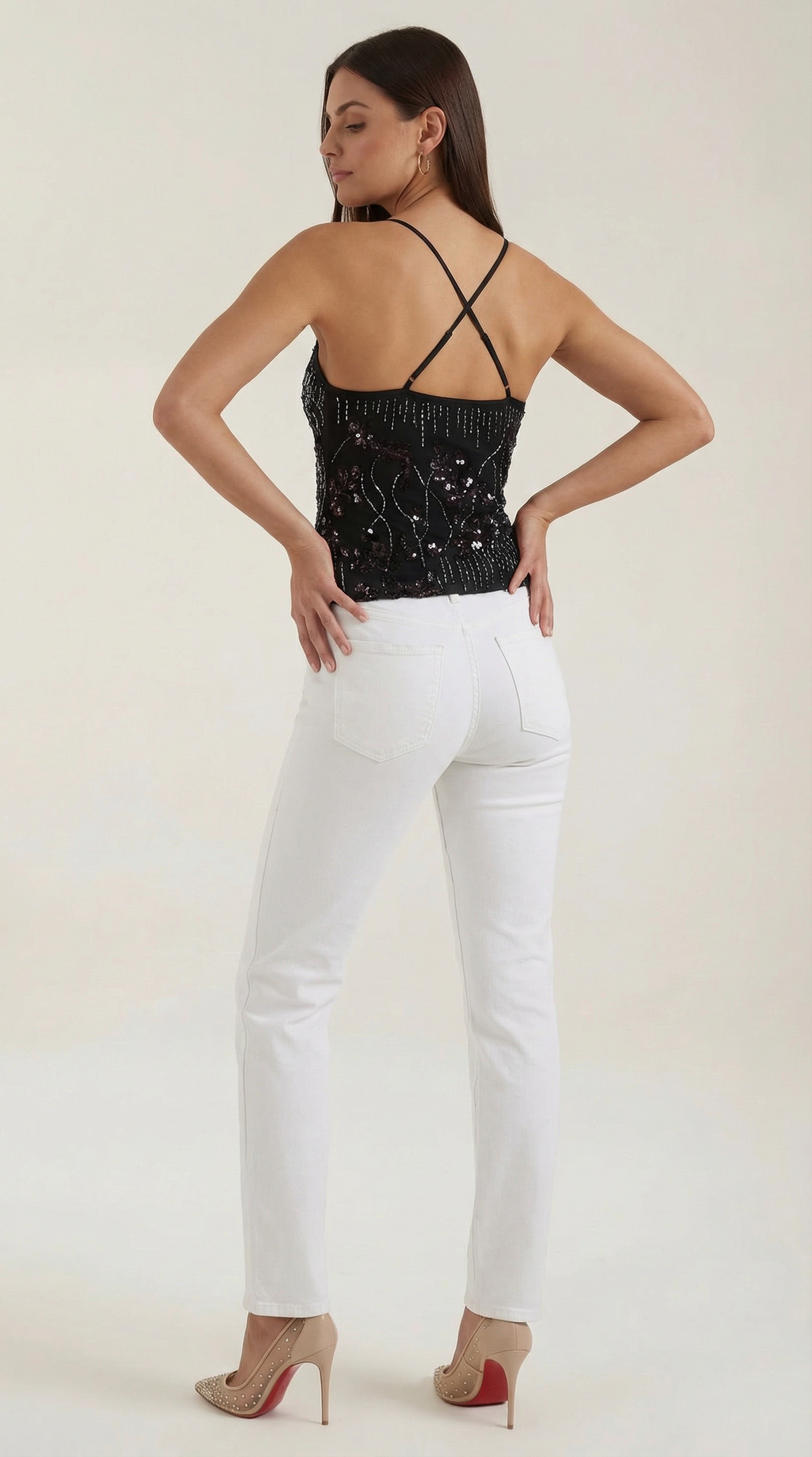 Camisón Dottie con Lentejuelas - Estilo Elegante