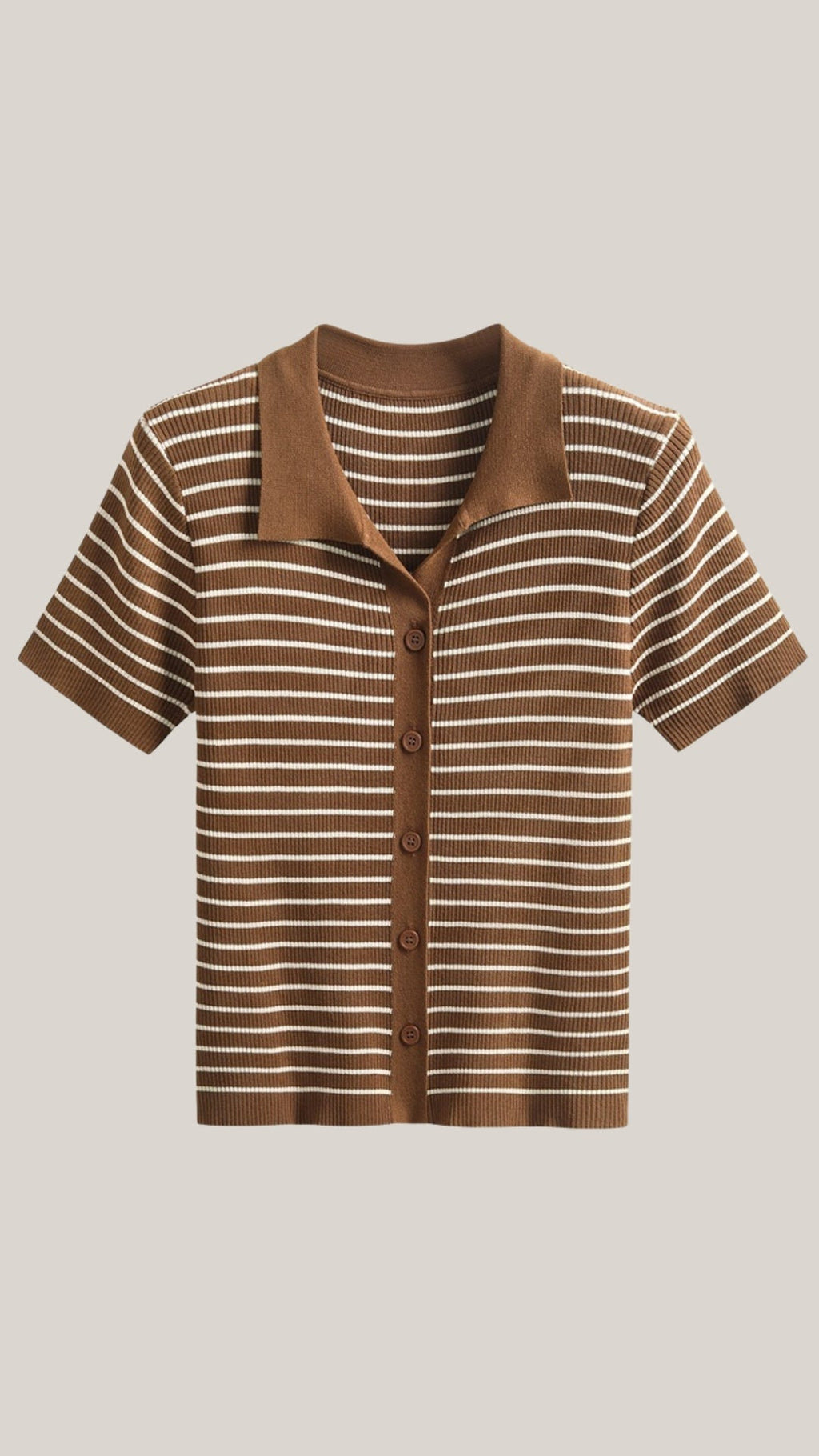 Rayado Polo Top Edith