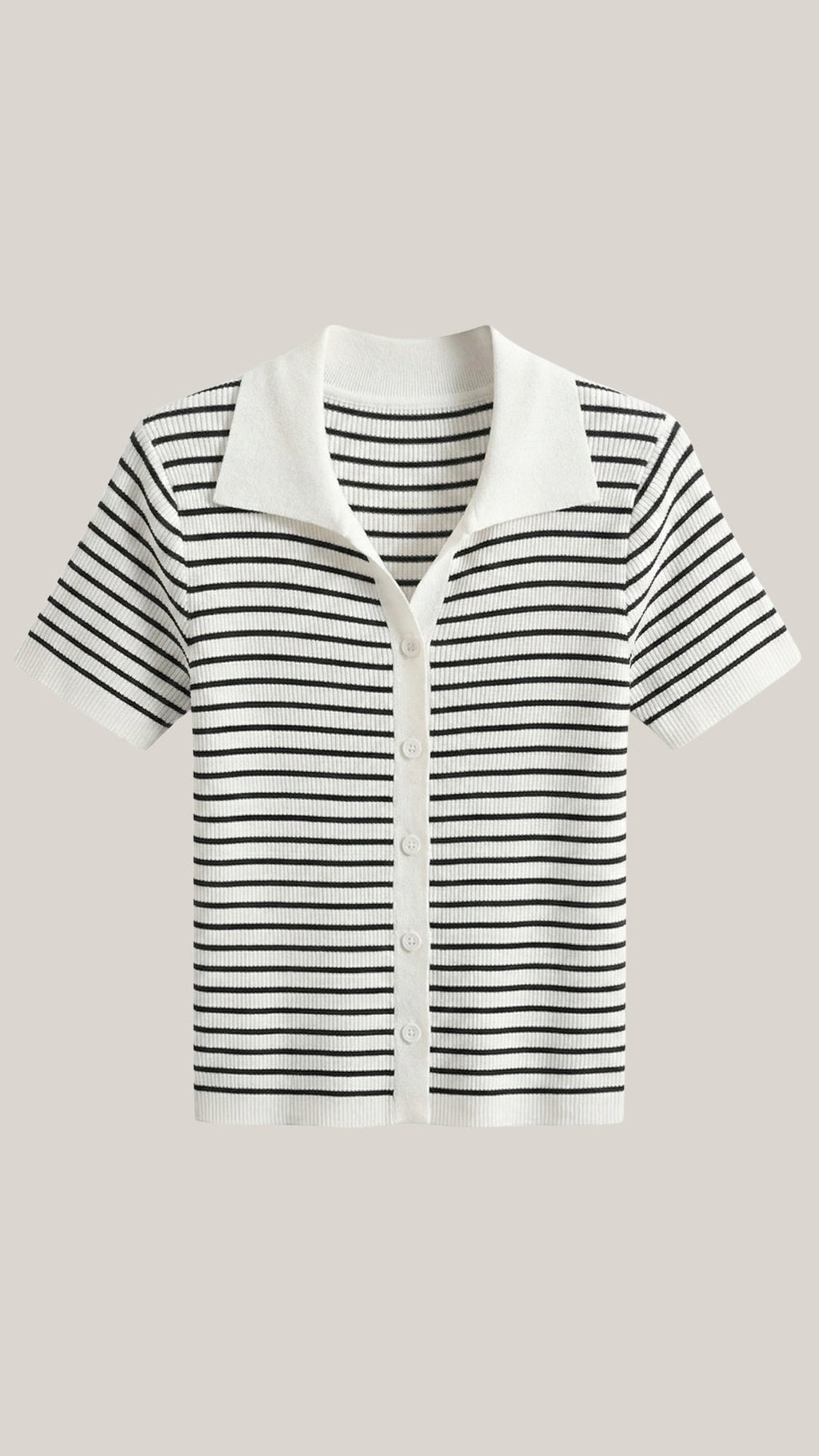 Rayado Polo Top Edith
