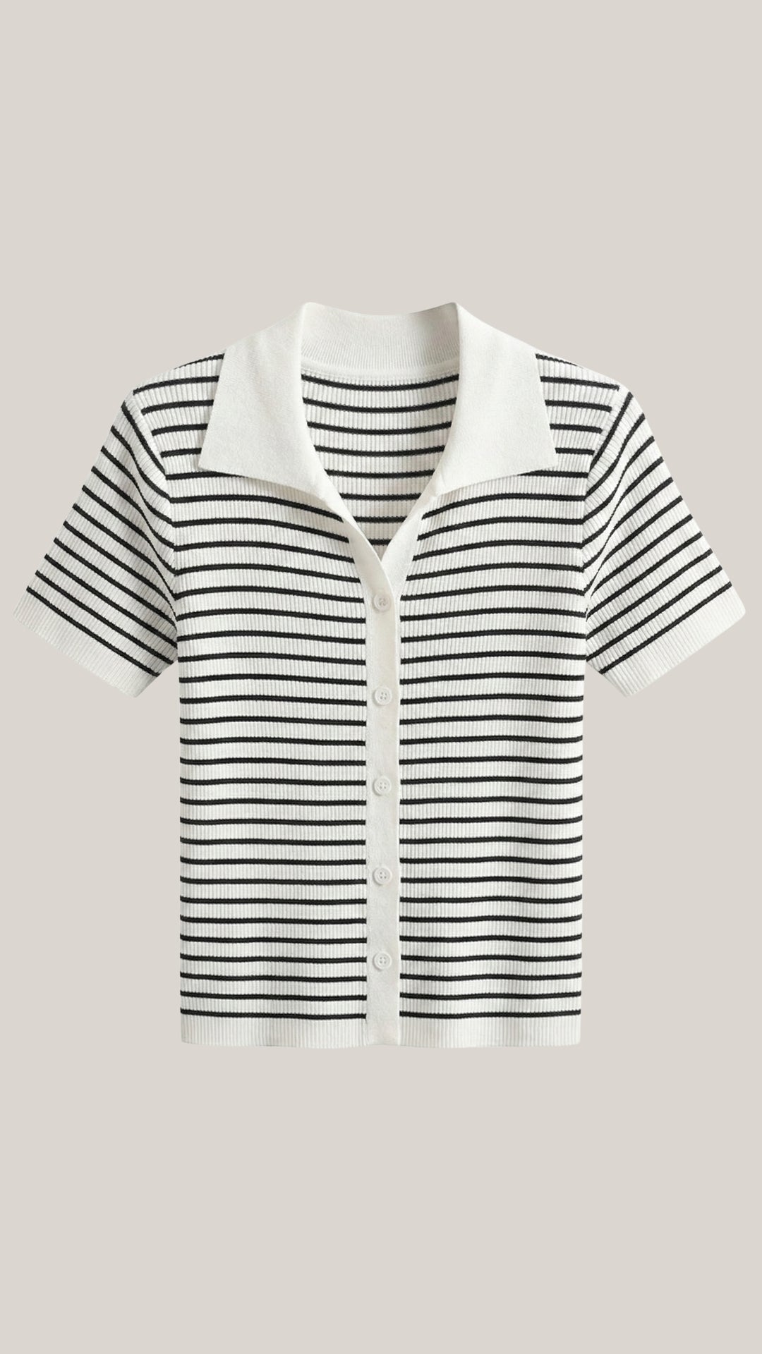 Rayado Polo Top Edith